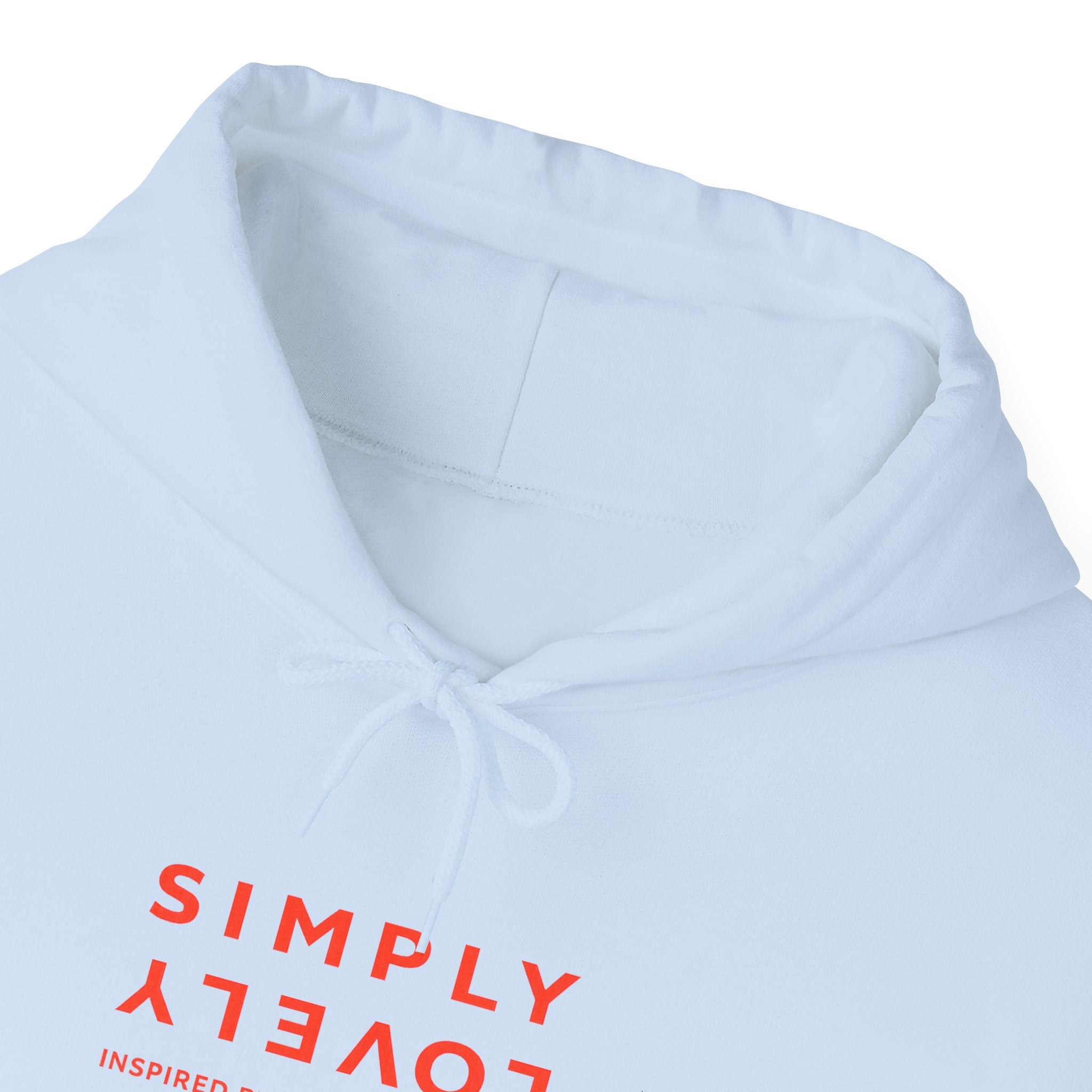 Hoodie - "SIMPLY LOVELY" Graphic Hoodie with Red Tiger Logo