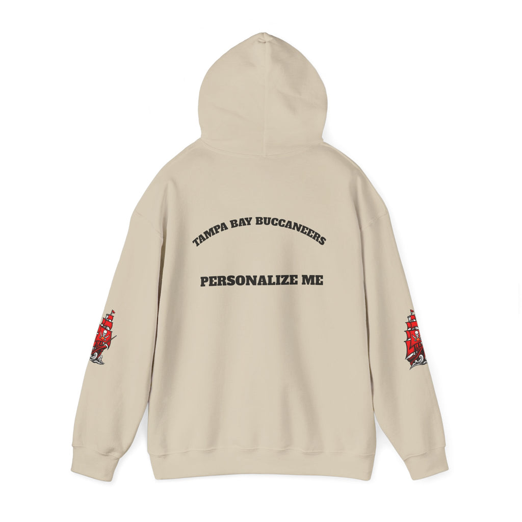 Buccaneers Skull Flag Hoodie — Tampa Bay Football Fan Pullover Personalize it