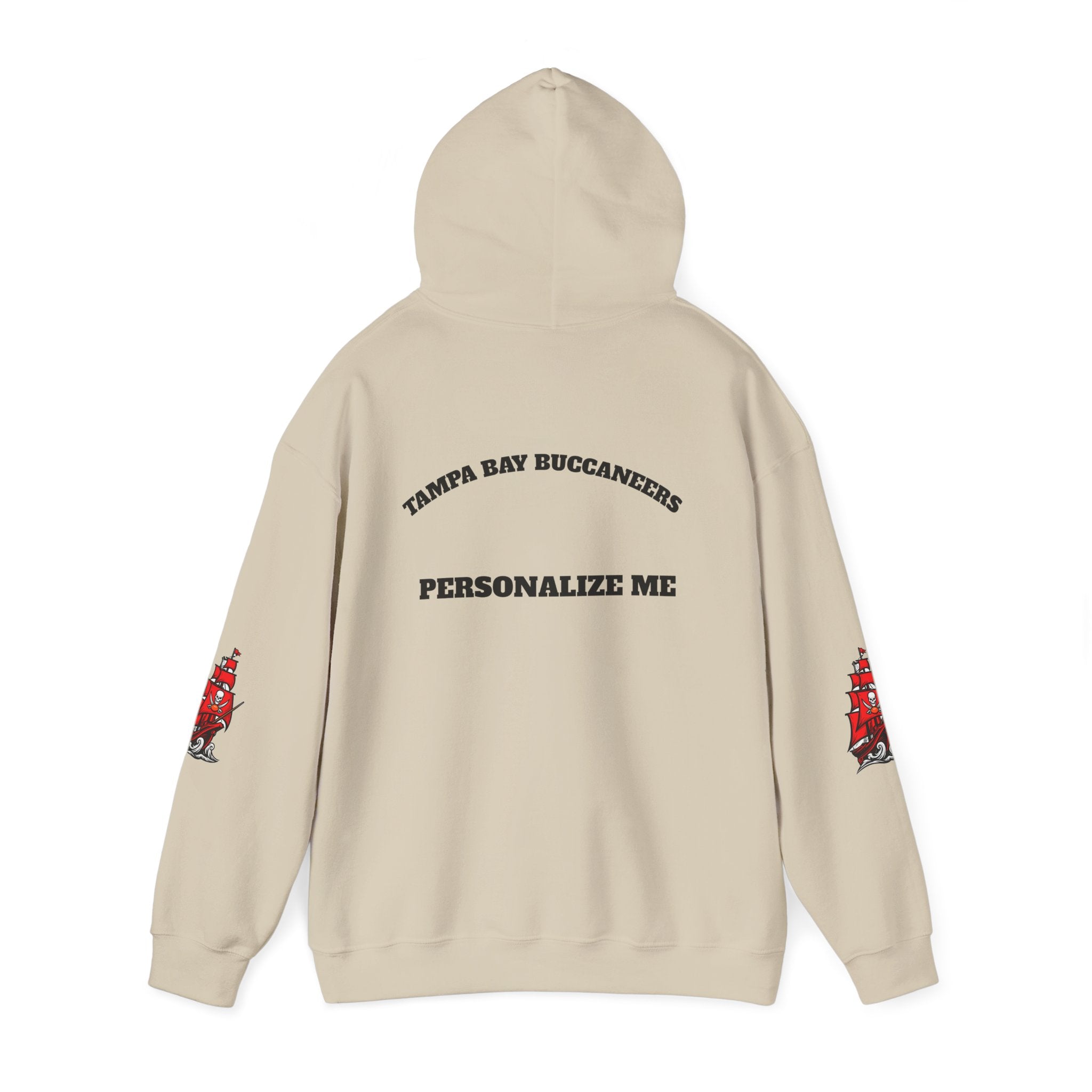 Buccaneers Skull Flag Hoodie — Tampa Bay Football Fan Pullover Personalize it