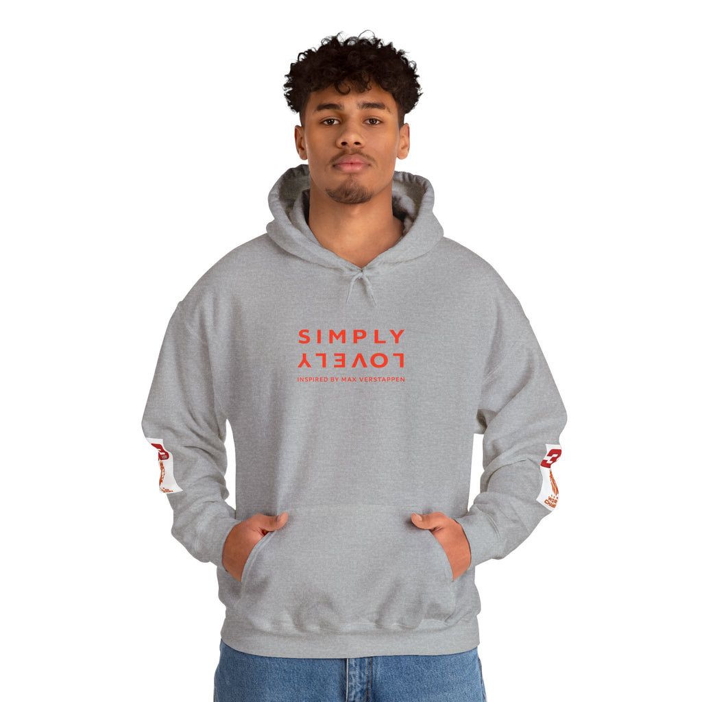 Hoodie - "SIMPLY LOVELY" Graphic Hoodie with Red Tiger Logo