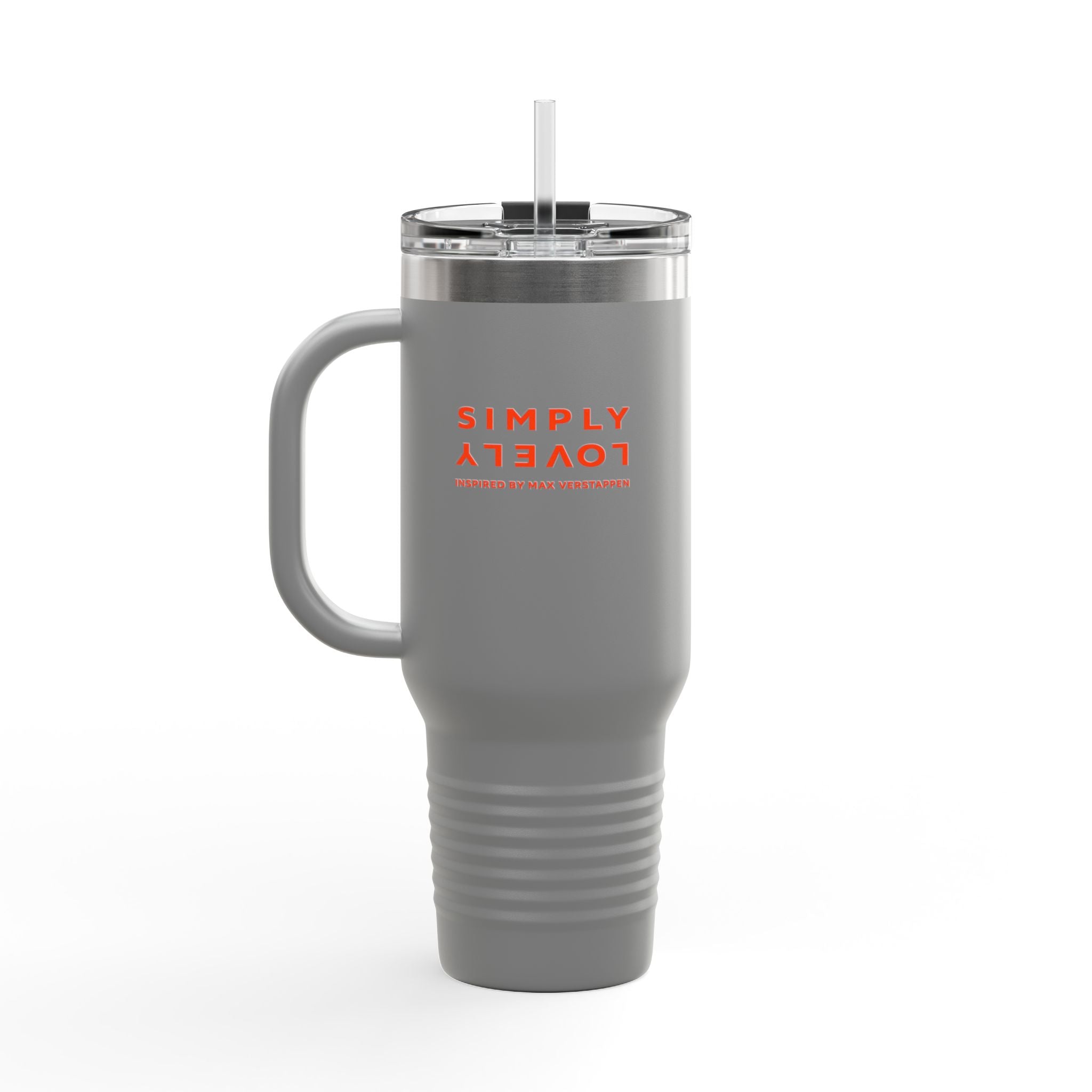 40oz Insulated Travel Mug — Red Lion Emblem "#UNLEASHTHELION"