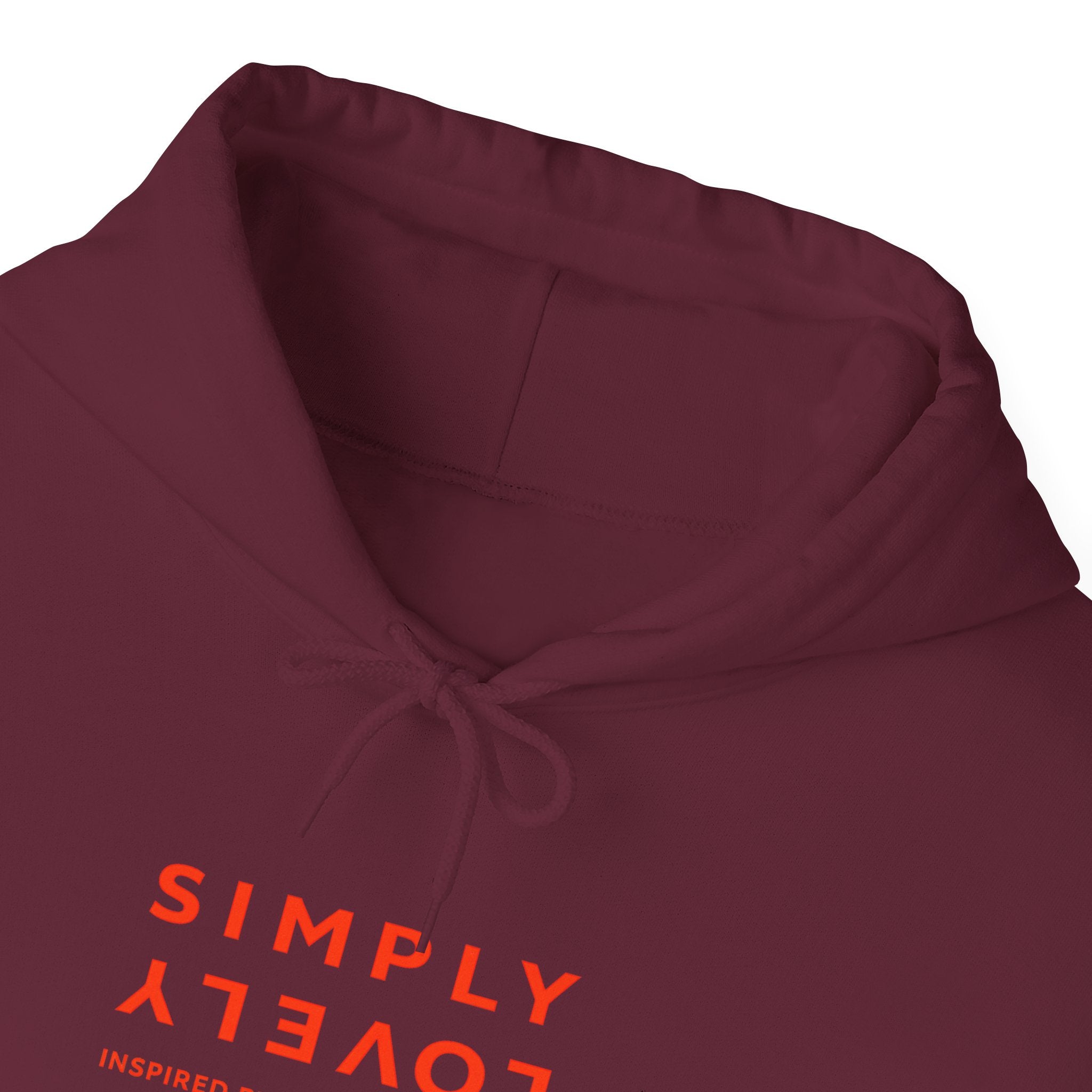 Hoodie - "SIMPLY LOVELY" Graphic Hoodie with Red Tiger Logo