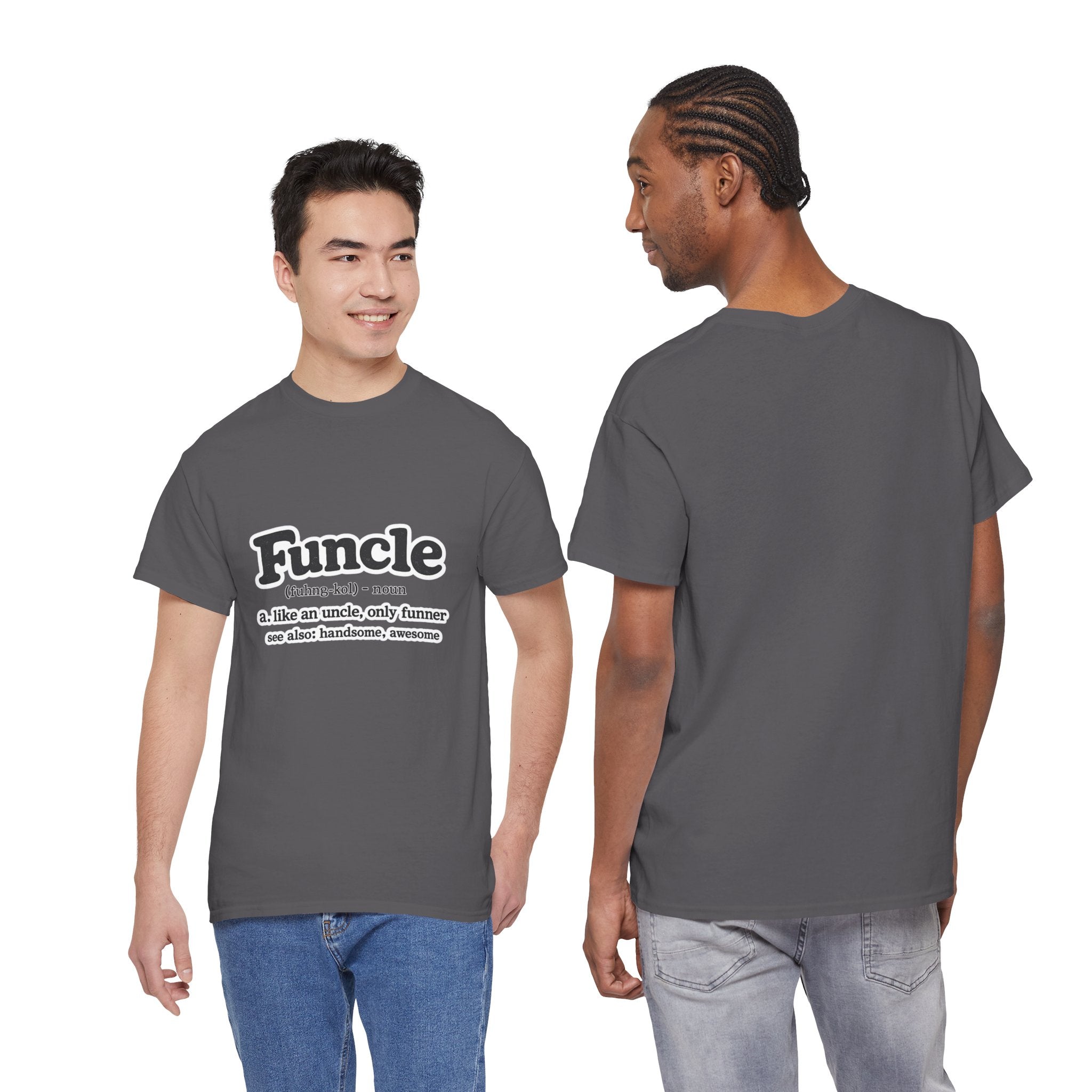 Funny 'Funcle (noun): like an uncle, only funner' Graphic Tee for Uncles