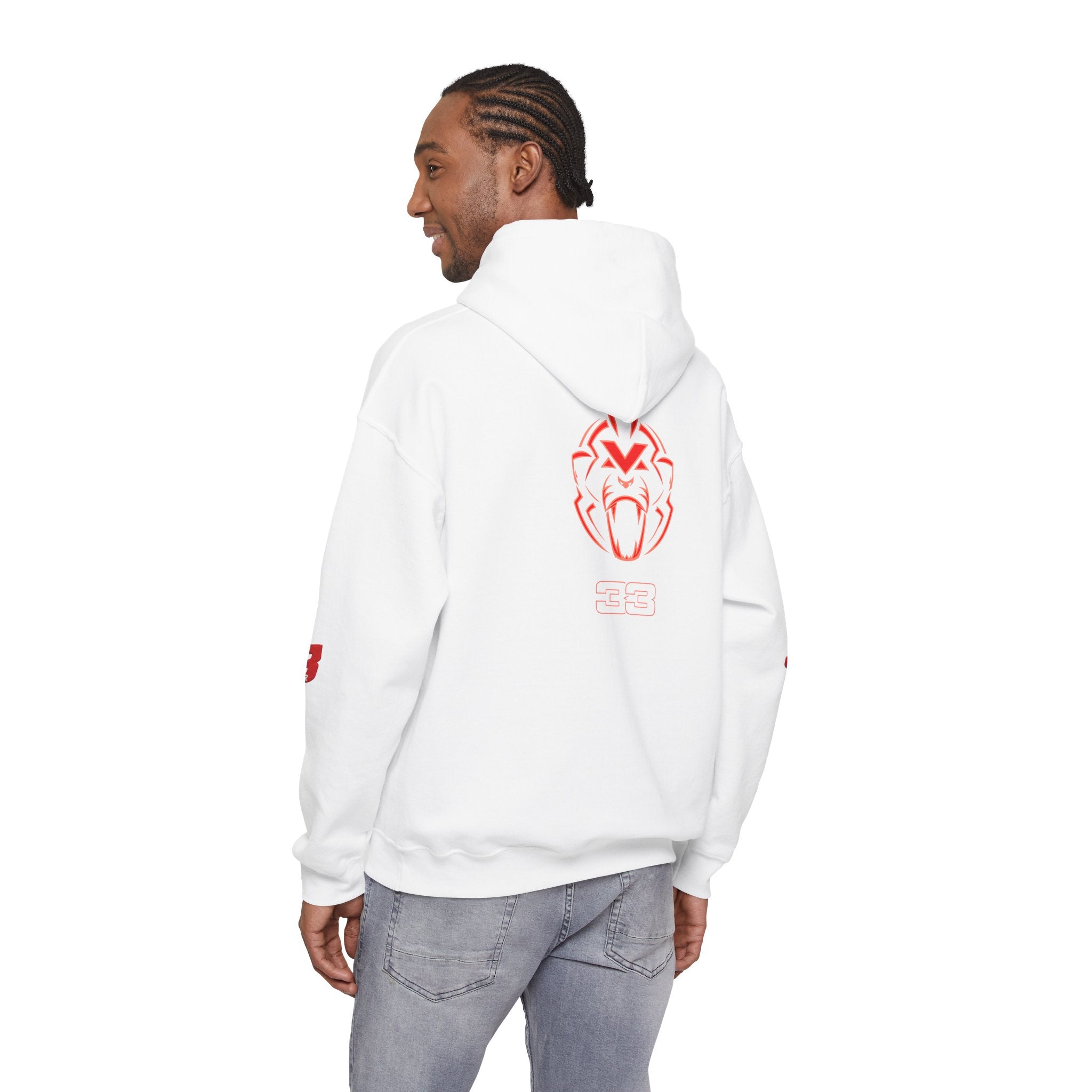 Hoodie - "SIMPLY LOVELY" Graphic Hoodie with Red Tiger Logo