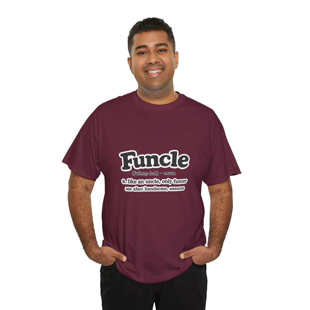 Funny 'Funcle (noun): like an uncle, only funner' Graphic Tee for Uncles