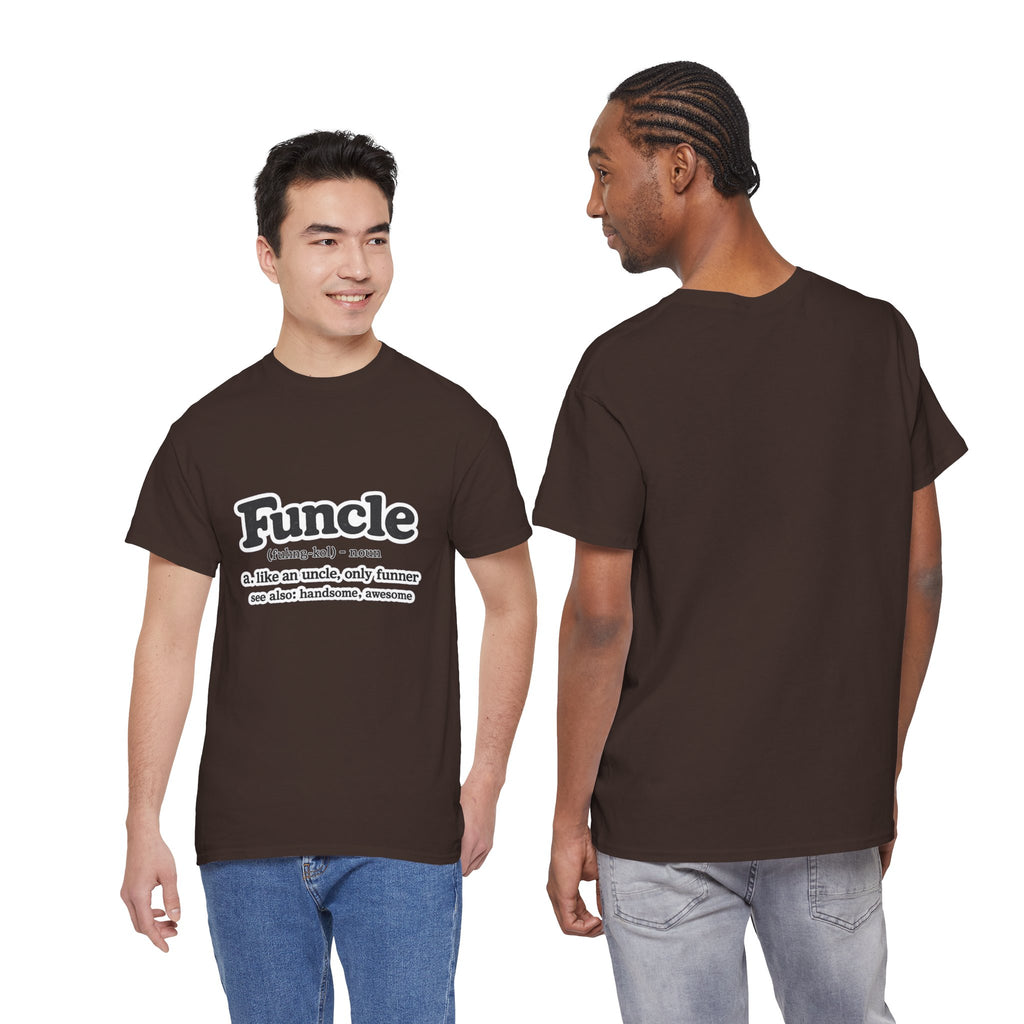 Funny 'Funcle (noun): like an uncle, only funner' Graphic Tee for Uncles