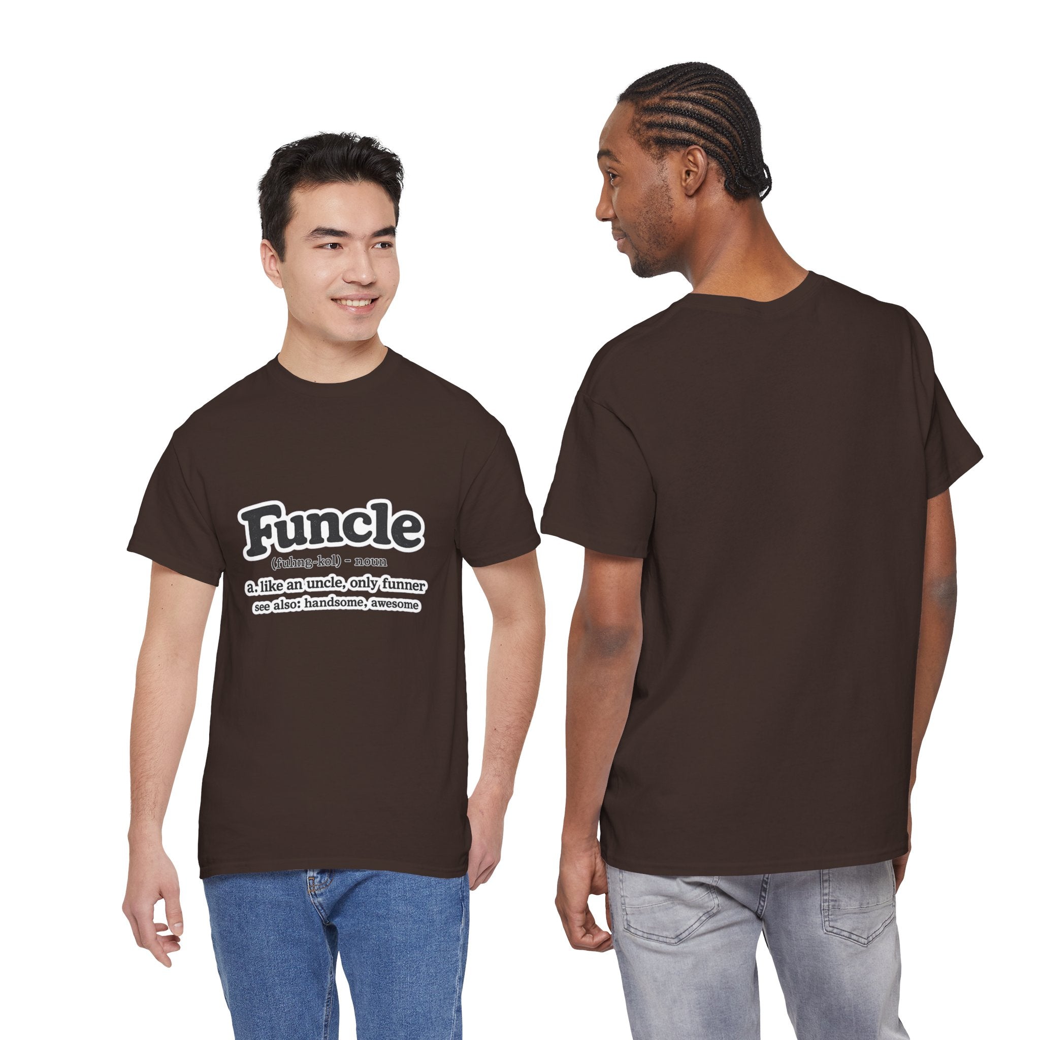 Funny 'Funcle (noun): like an uncle, only funner' Graphic Tee for Uncles