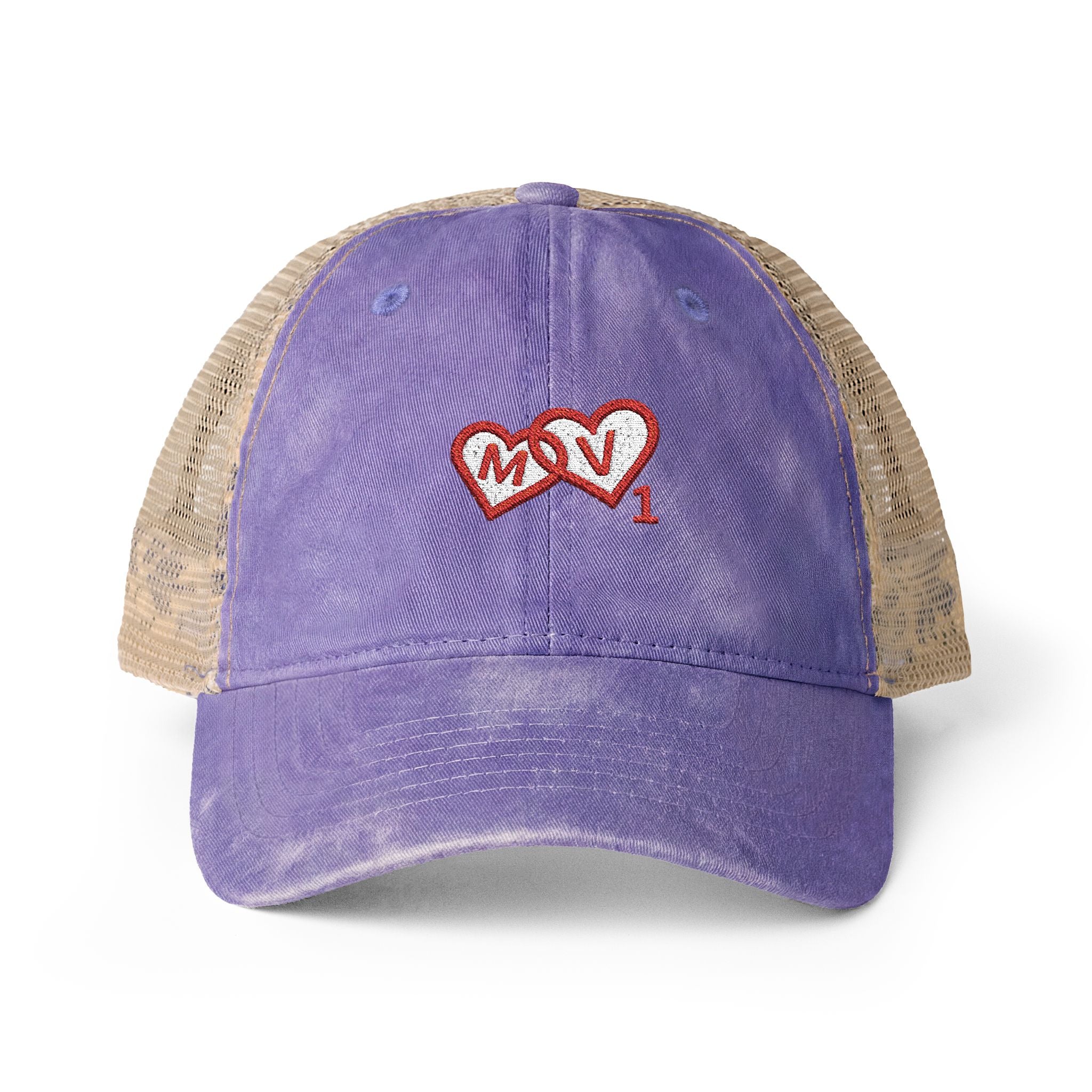 Max Verstappen 1 Love MV1 Women's Washed Mesh-Back Cap