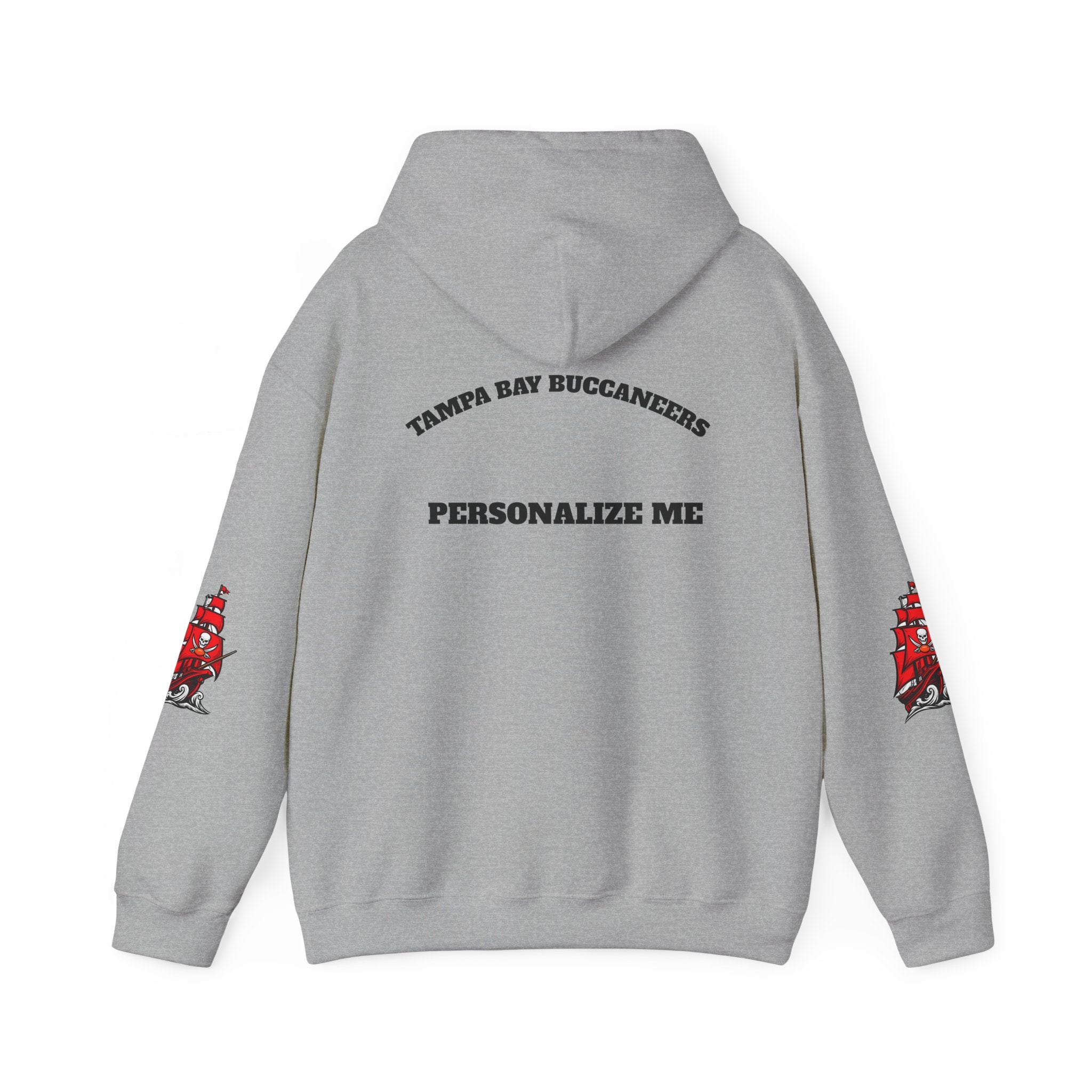 Buccaneers Skull Flag Hoodie — Tampa Bay Football Fan Pullover Personalize it