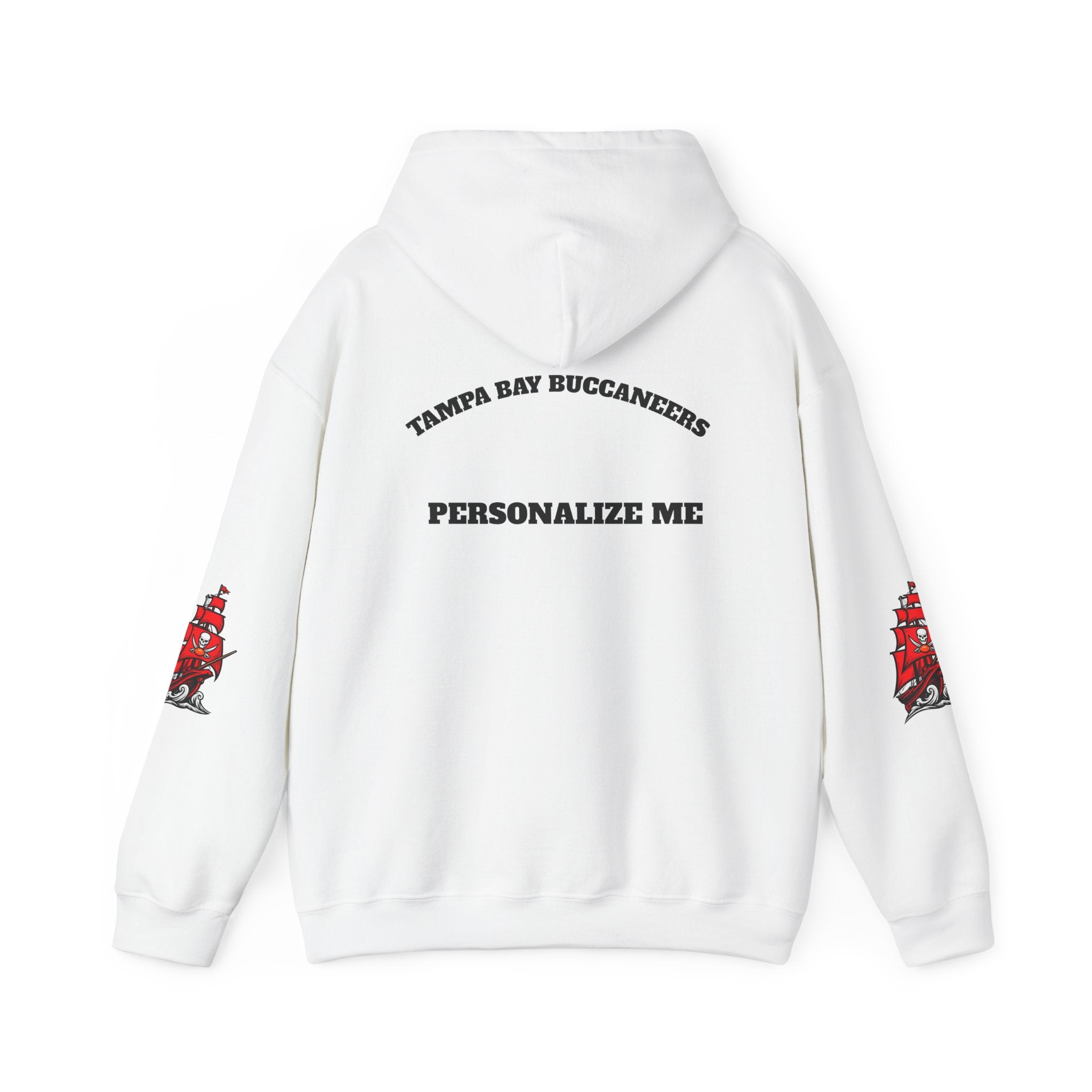 Buccaneers Skull Flag Hoodie — Tampa Bay Football Fan Pullover Personalize it