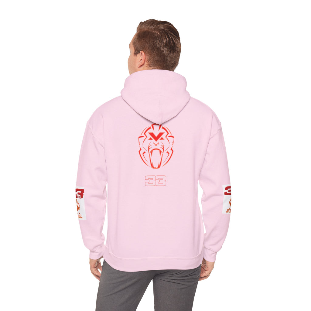Hoodie - "SIMPLY LOVELY" Graphic Hoodie with Red Tiger Logo