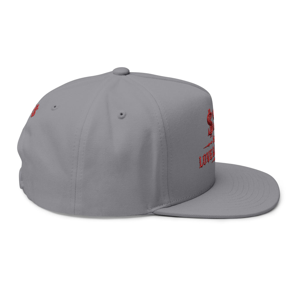 $$$ is My Love Language" Embroidered Snapback Flat Bill Cap