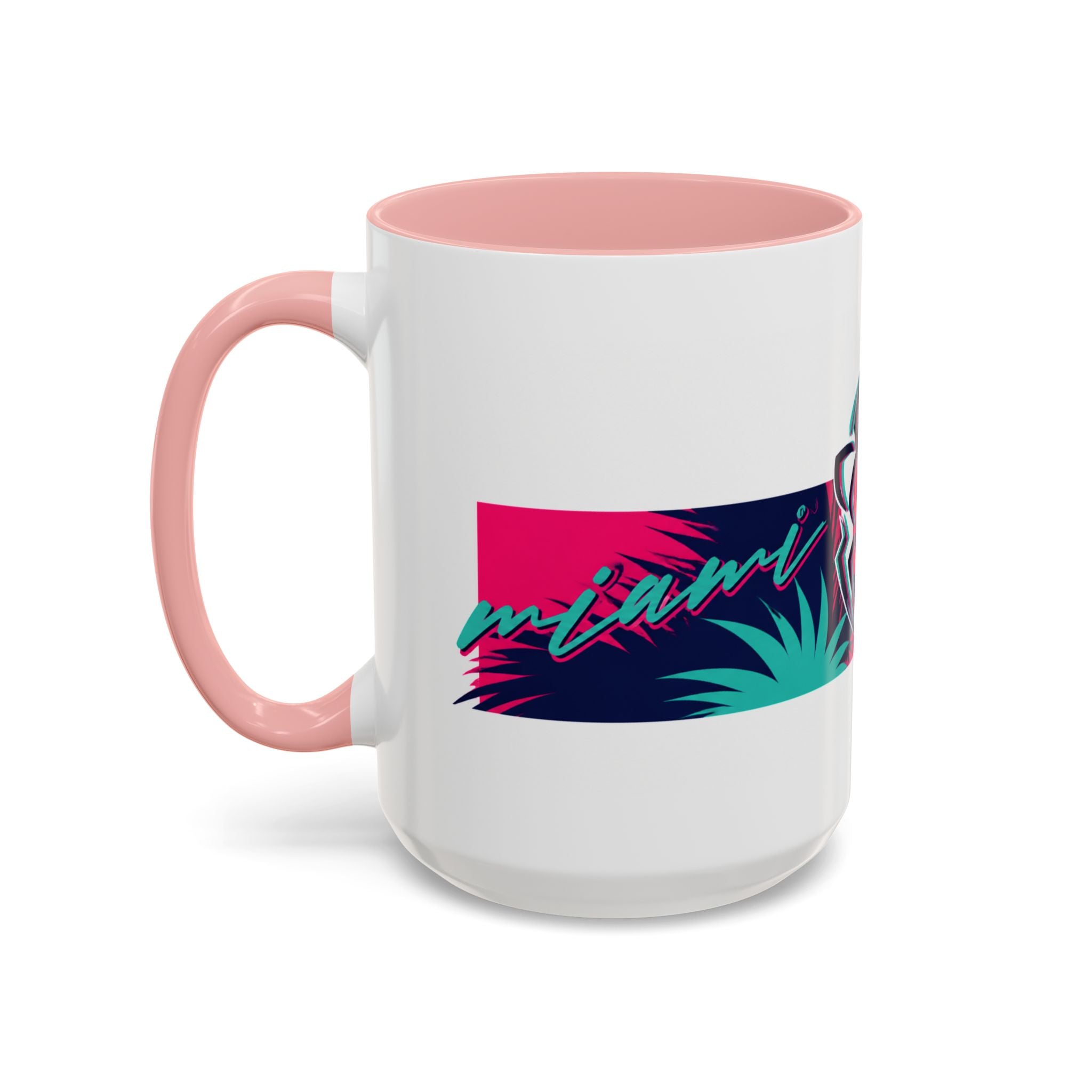 Verstappen Tropical Viper Accent Coffee Mug — Neon Palm Beach Design
