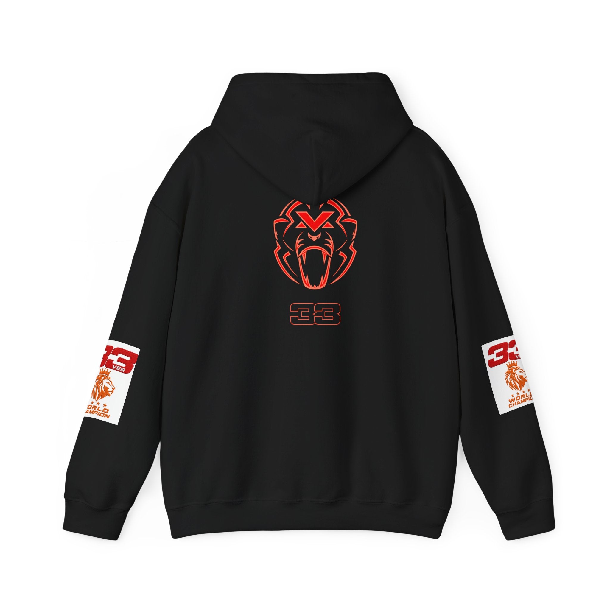 Hoodie - "SIMPLY LOVELY" Graphic Hoodie with Red Tiger Logo
