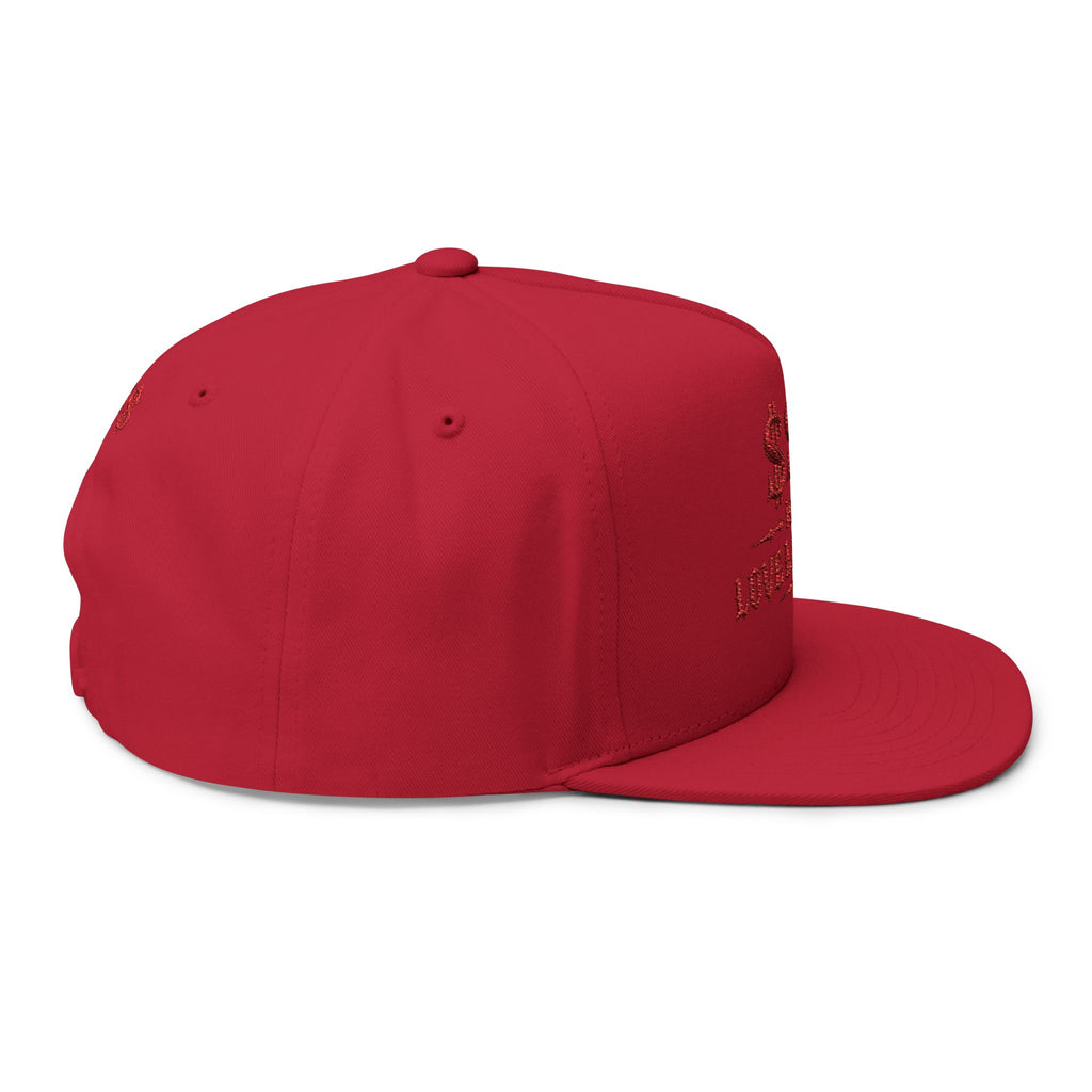 $$$ is My Love Language" Embroidered Snapback Flat Bill Cap