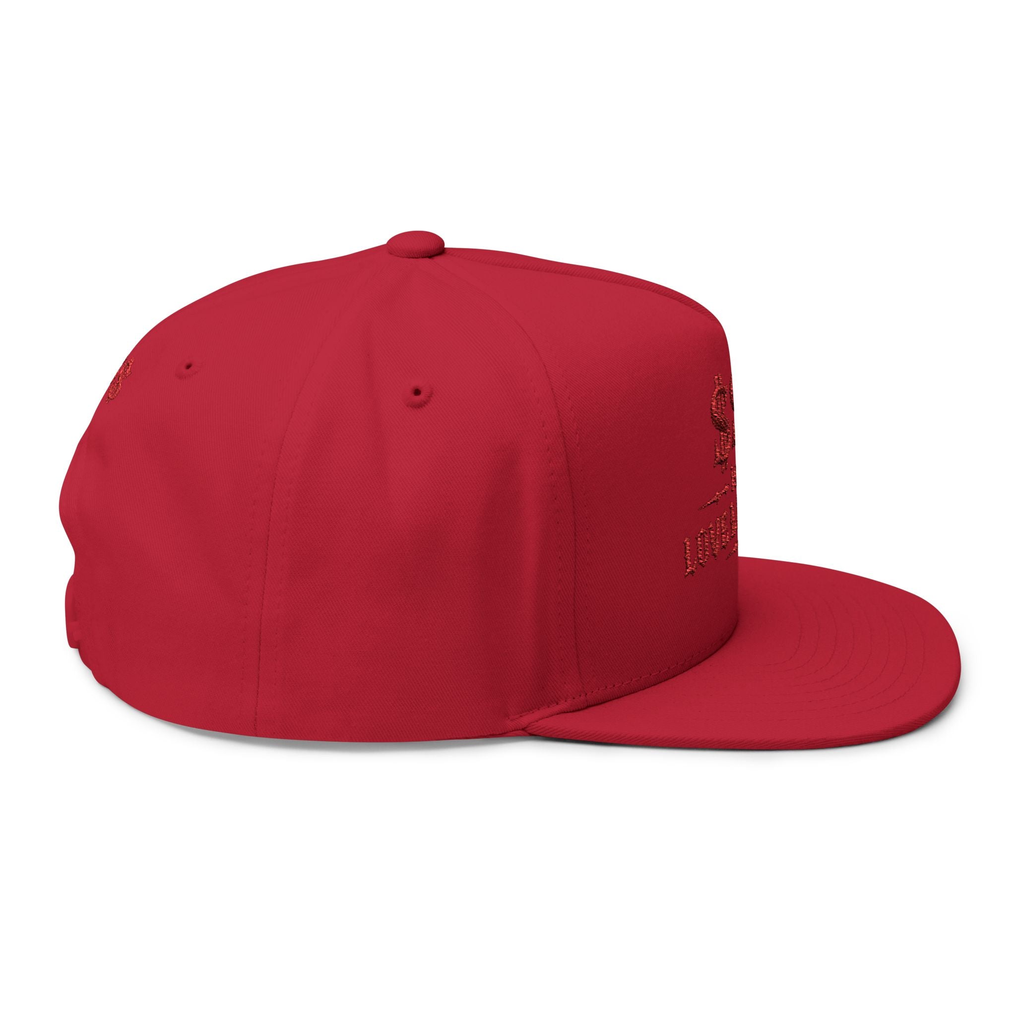$$$ is My Love Language" Embroidered Snapback Flat Bill Cap