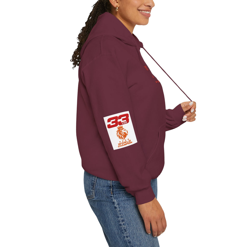 Hoodie - "SIMPLY LOVELY" Graphic Hoodie with Red Tiger Logo
