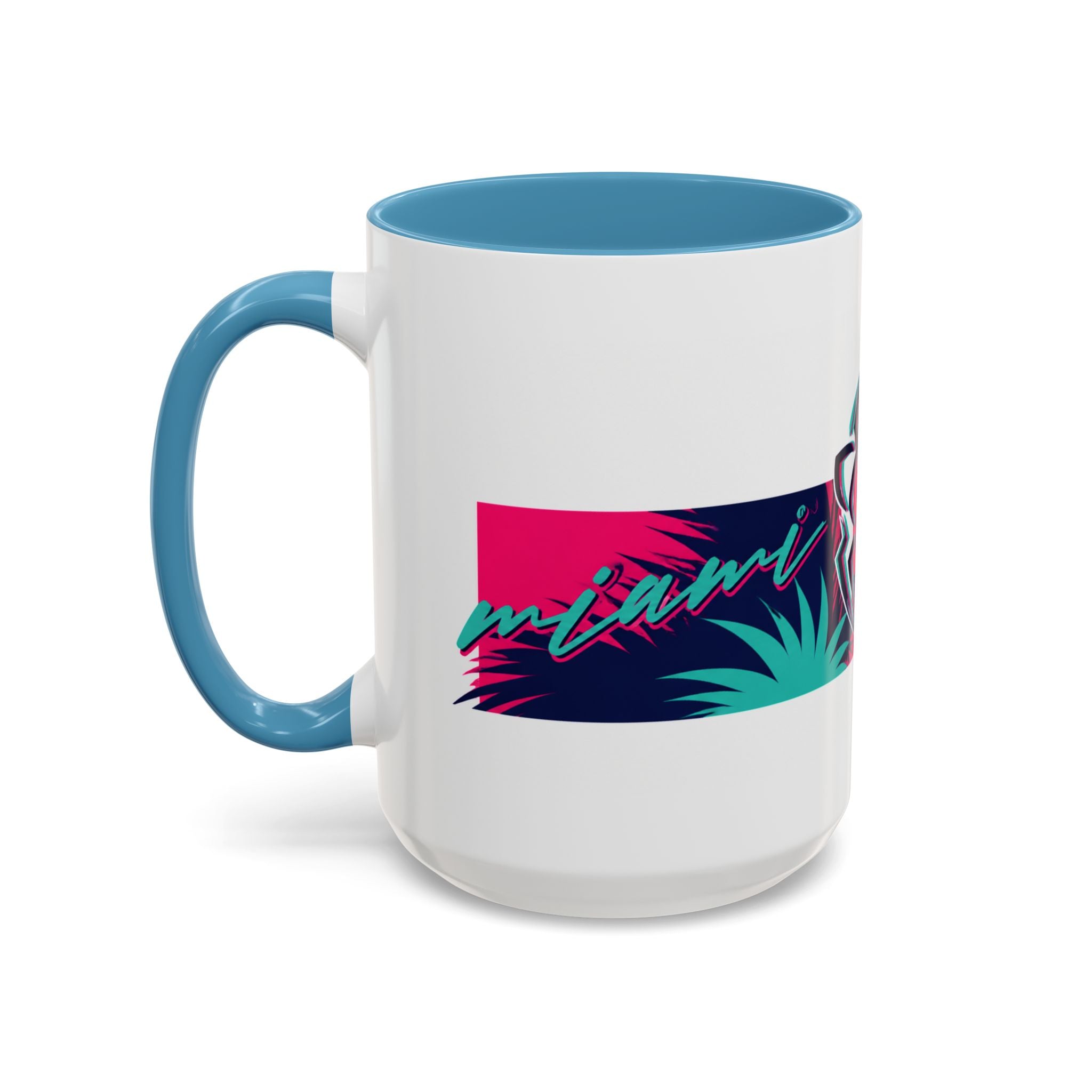 Verstappen Tropical Viper Accent Coffee Mug — Neon Palm Beach Design