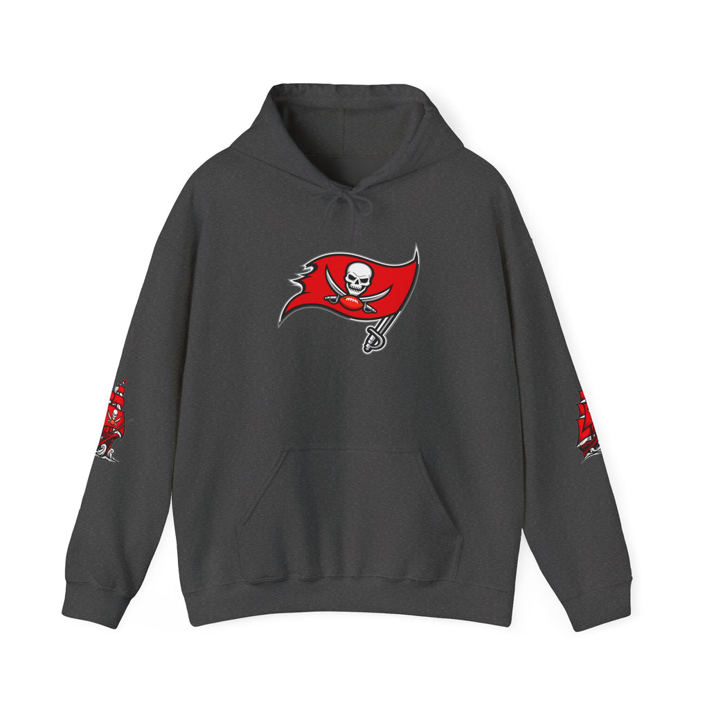 Buccaneers Skull Flag Hoodie — Tampa Bay Football Fan Pullover Personalize it