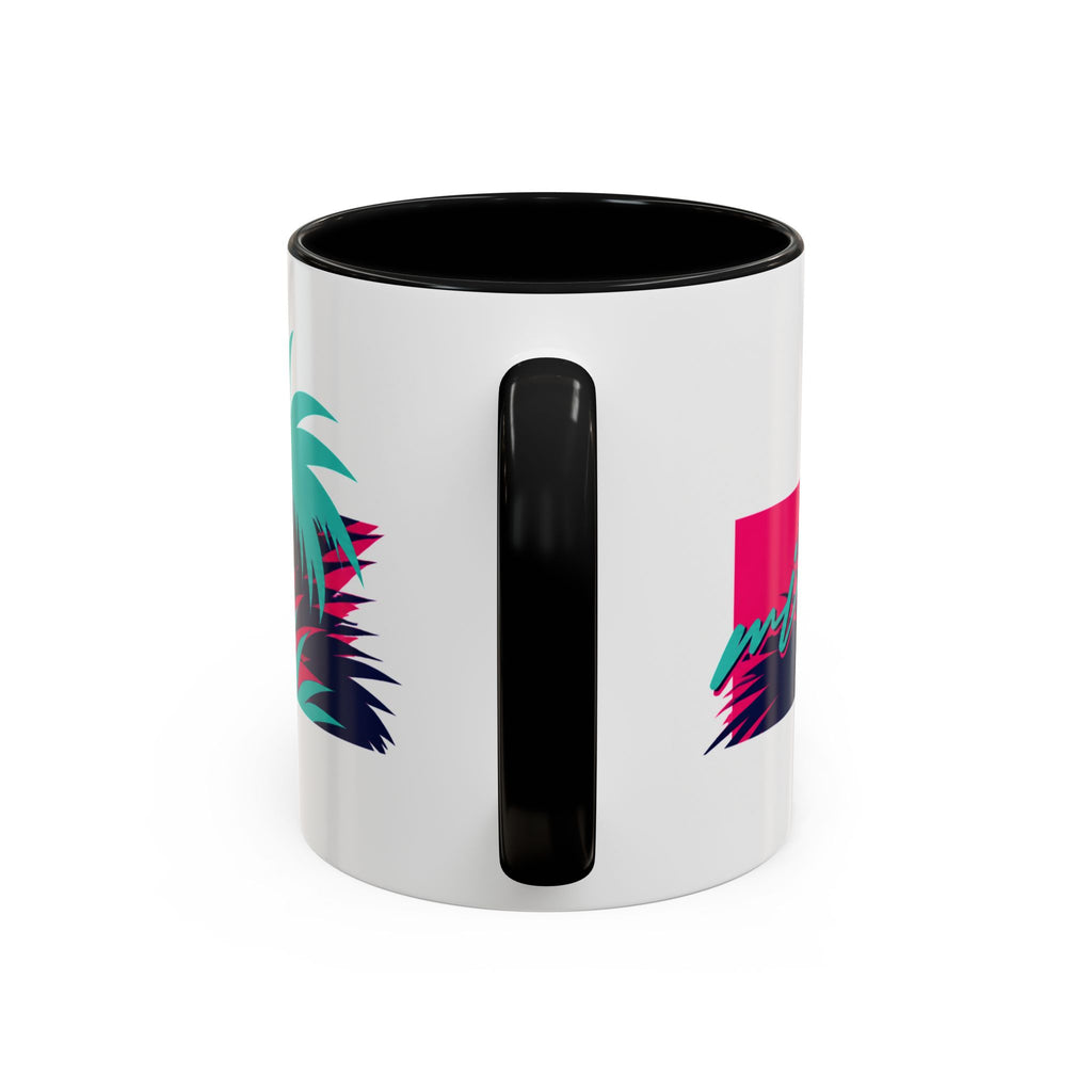 Verstappen Tropical Viper Accent Coffee Mug — Neon Palm Beach Design