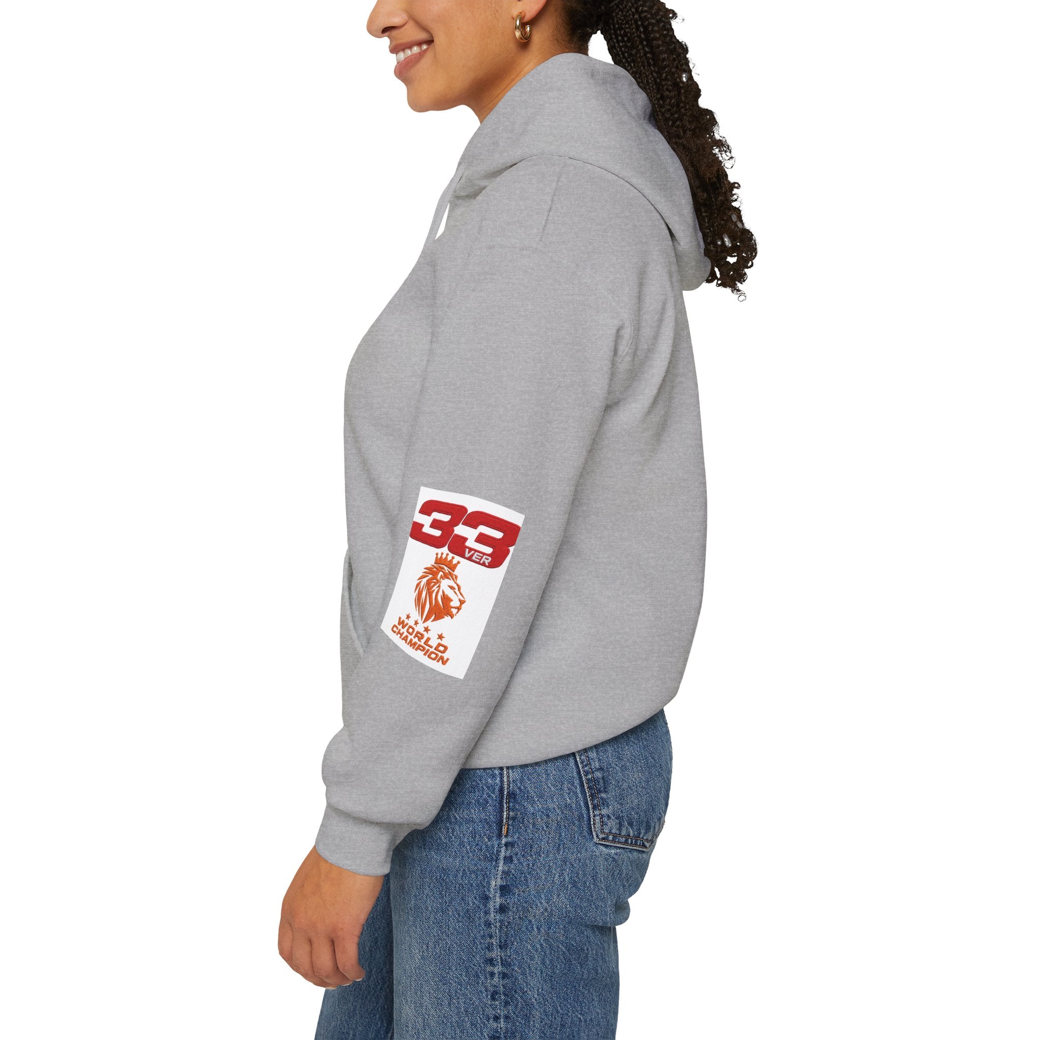Hoodie - "SIMPLY LOVELY" Graphic Hoodie with Red Tiger Logo