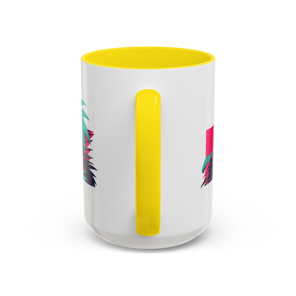Verstappen Tropical Viper Accent Coffee Mug — Neon Palm Beach Design