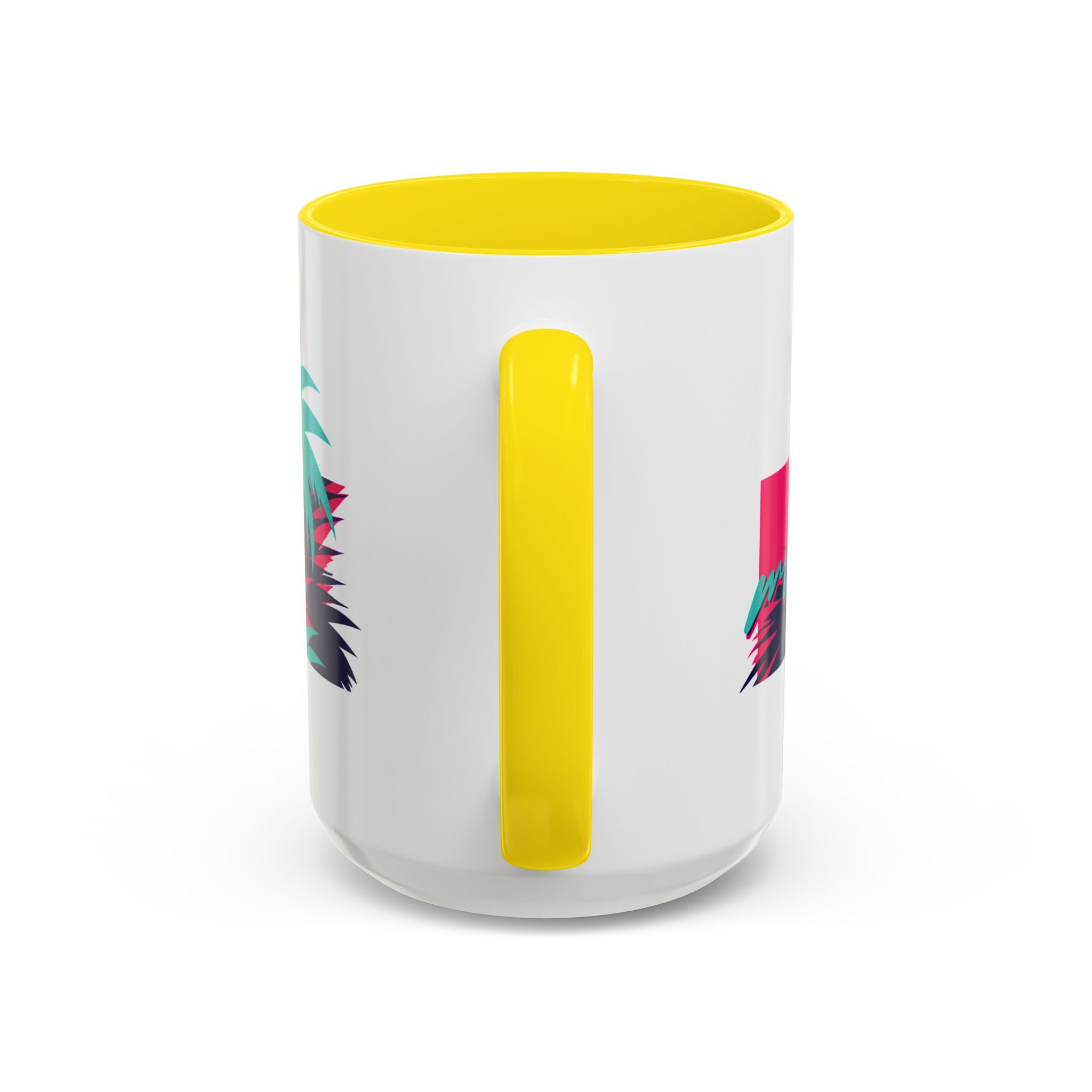 Verstappen Tropical Viper Accent Coffee Mug — Neon Palm Beach Design