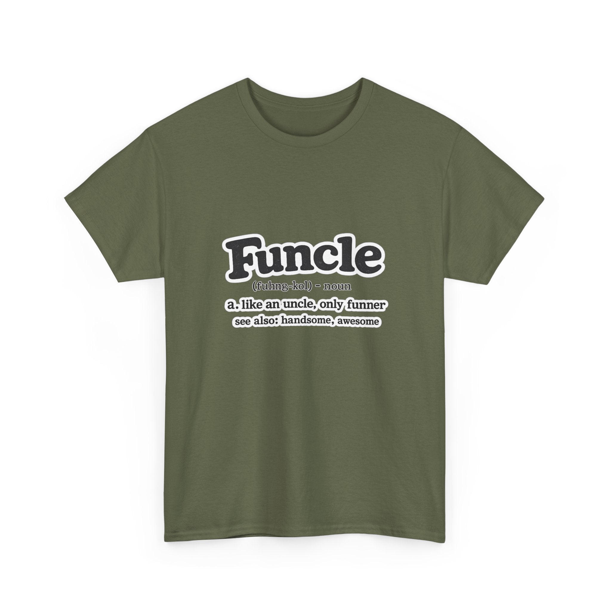 Funny 'Funcle (noun): like an uncle, only funner' Graphic Tee for Uncles