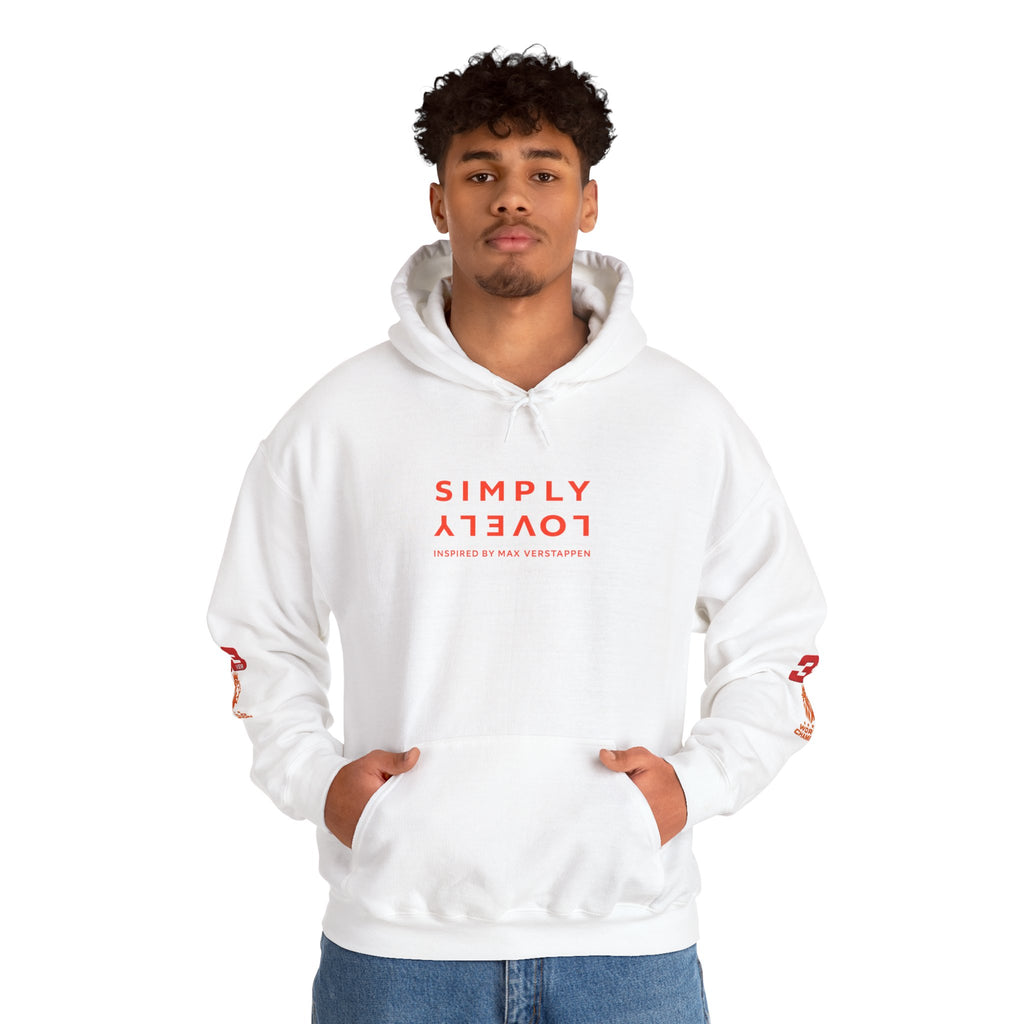Hoodie - "SIMPLY LOVELY" Graphic Hoodie with Red Tiger Logo