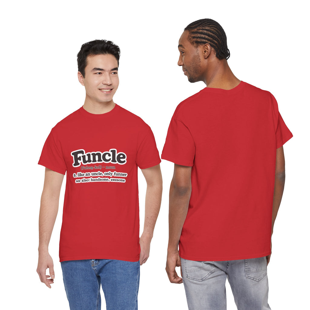 Funny 'Funcle (noun): like an uncle, only funner' Graphic Tee for Uncles