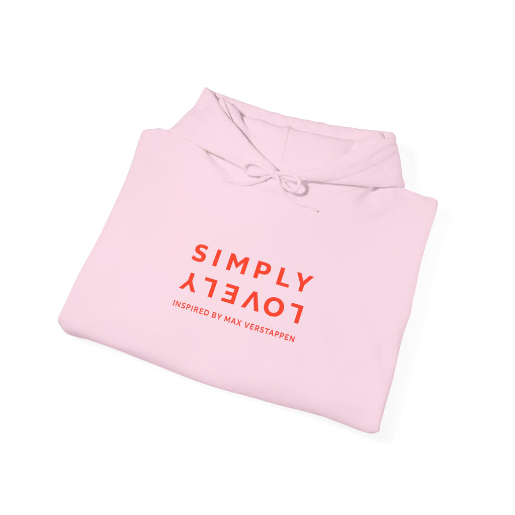 Hoodie - "SIMPLY LOVELY" Graphic Hoodie with Red Tiger Logo