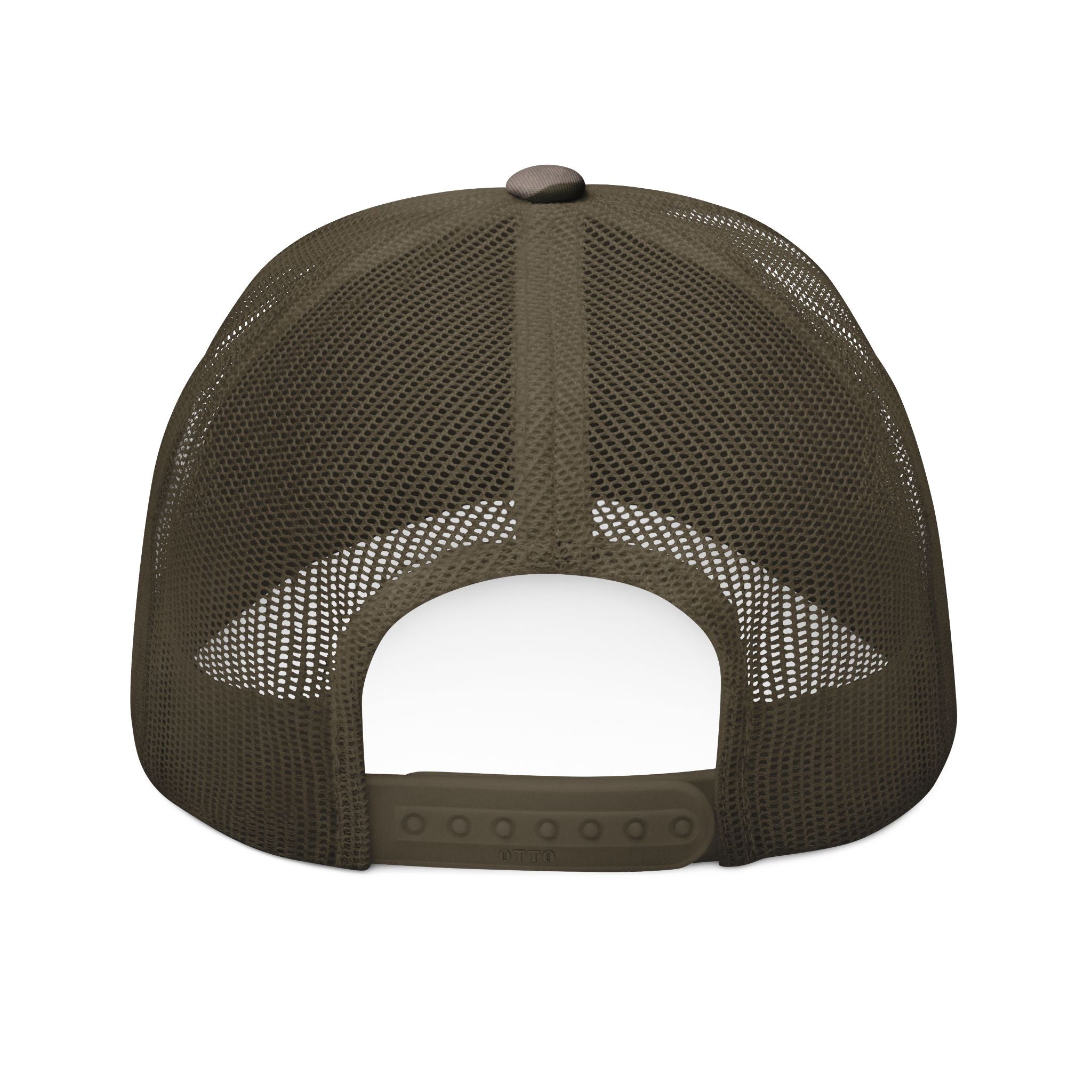 Verstappen Trucker Hat— Embroidered Orange Lion & '38' Patch