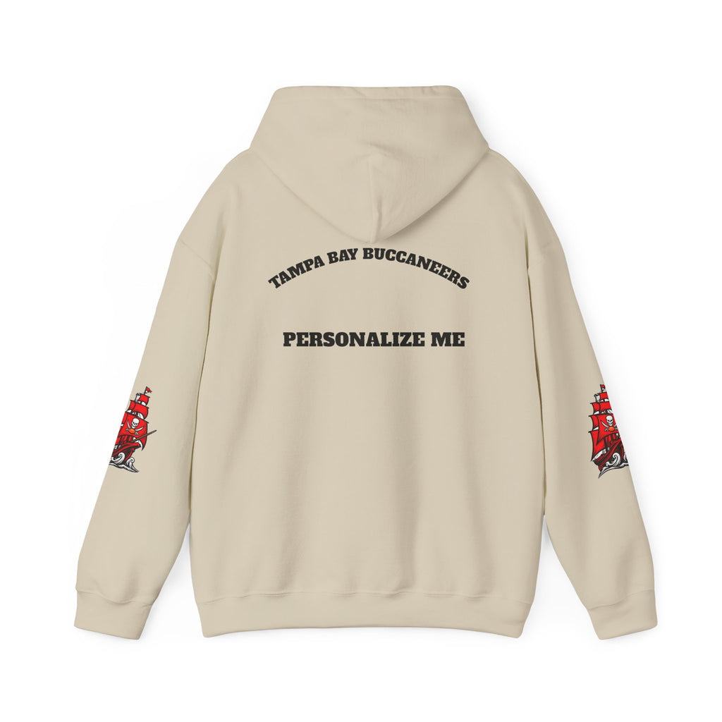 Buccaneers Skull Flag Hoodie — Tampa Bay Football Fan Pullover Personalize it