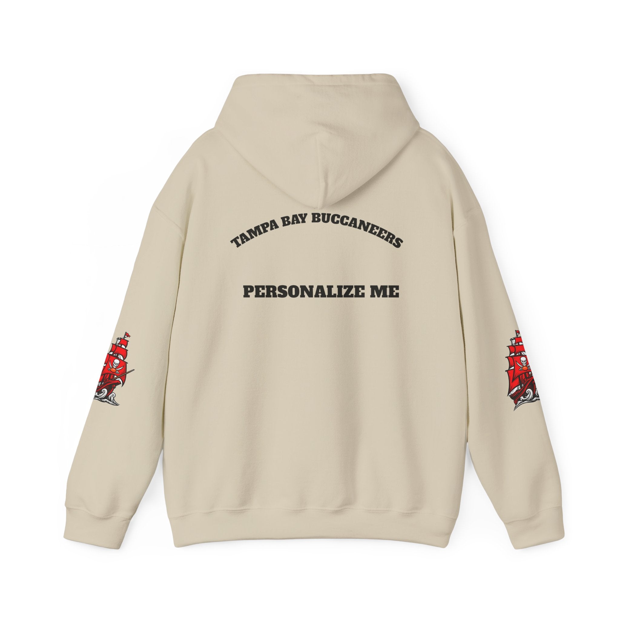 Buccaneers Skull Flag Hoodie — Tampa Bay Football Fan Pullover Personalize it