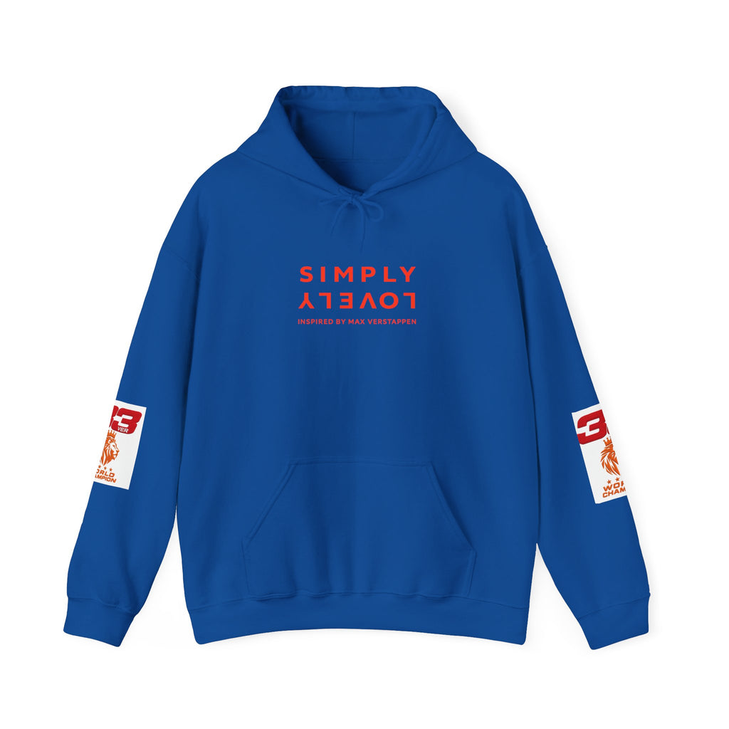 Hoodie - "SIMPLY LOVELY" Graphic Hoodie with Red Tiger Logo