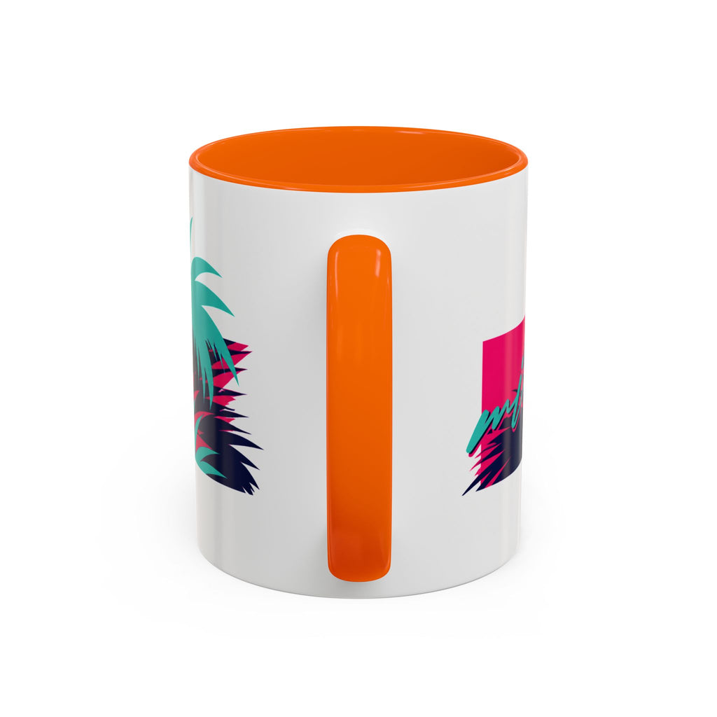 Verstappen Tropical Viper Accent Coffee Mug — Neon Palm Beach Design