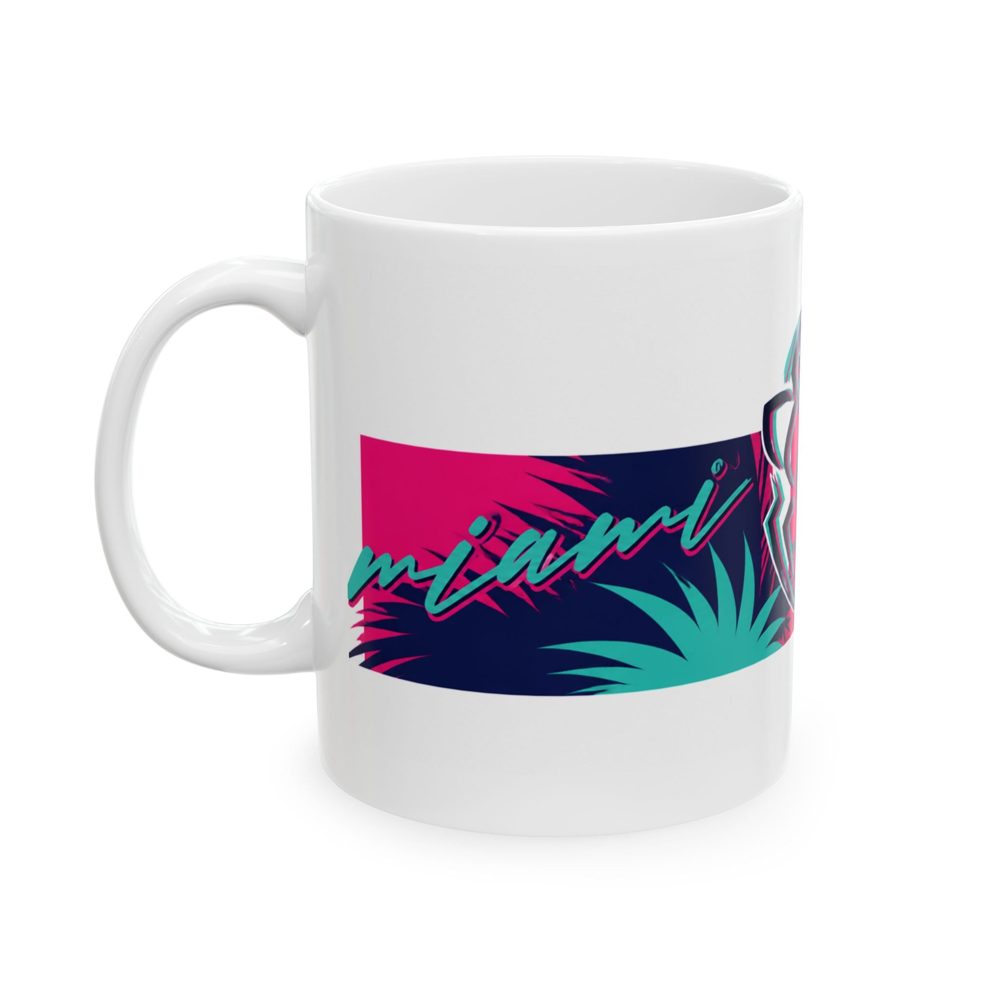 Verstappen Ceramic Mug — Neon Tribal Lion Graphic Coffee Cup (11oz,15oz)