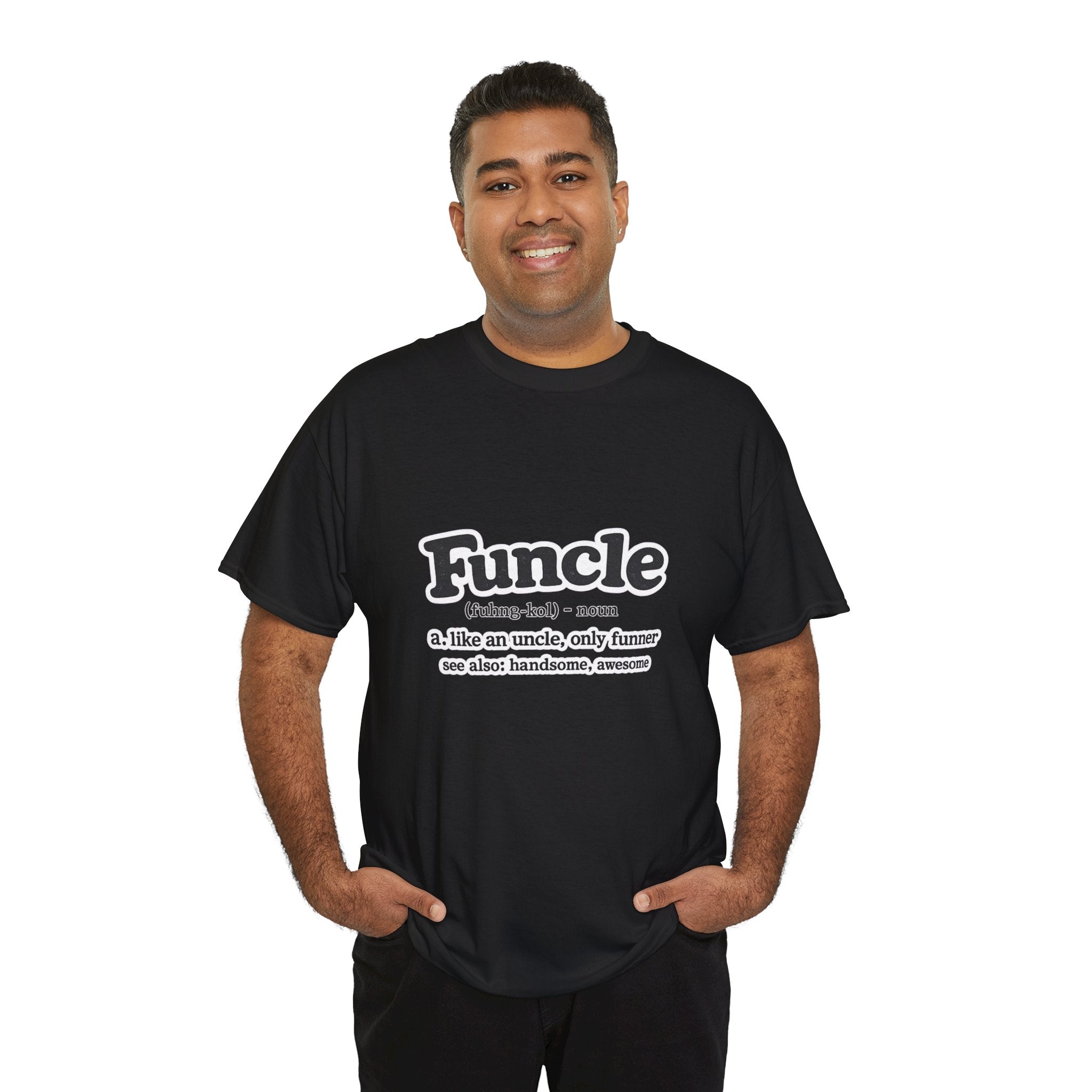 Funny 'Funcle (noun): like an uncle, only funner' Graphic Tee for Uncles