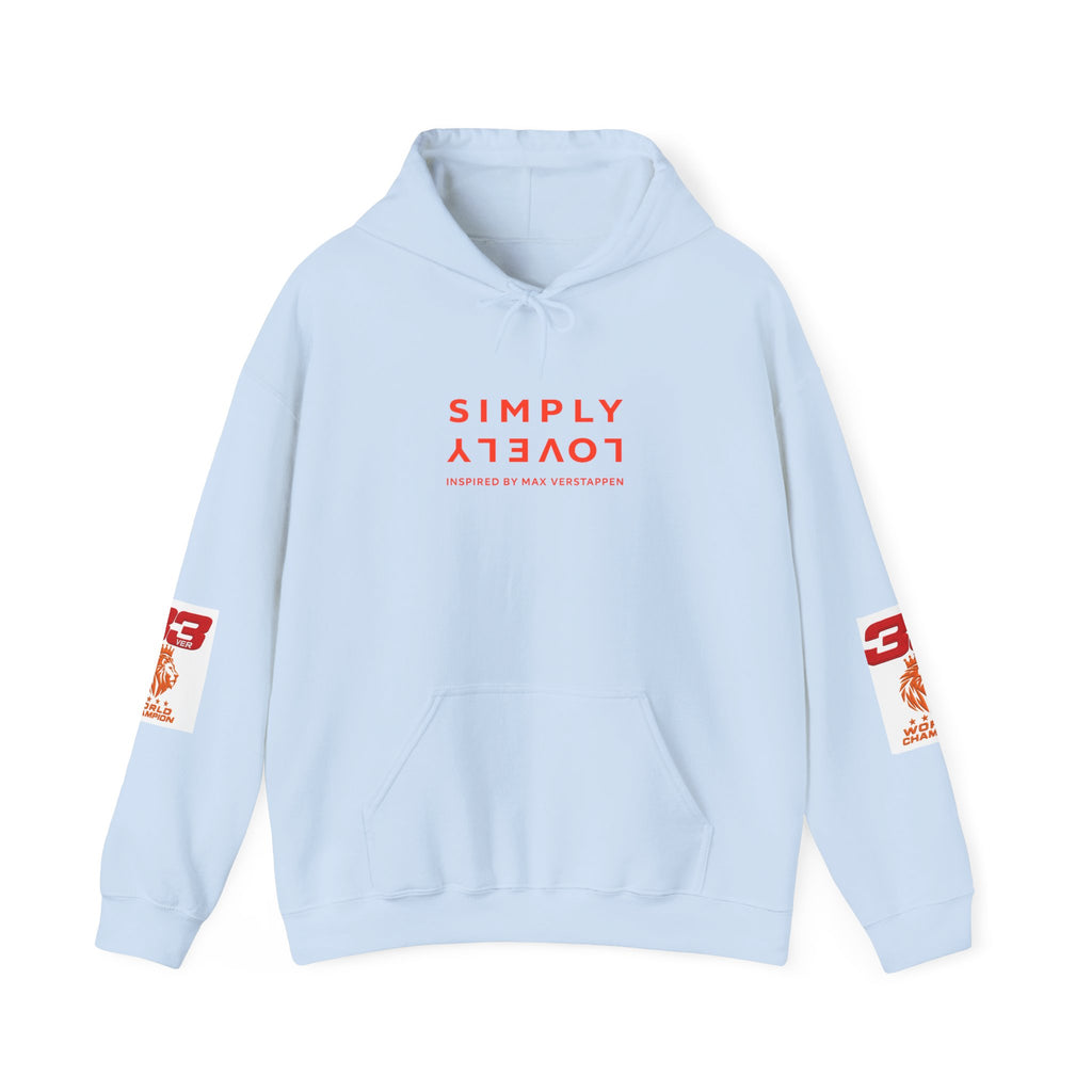 Hoodie - "SIMPLY LOVELY" Graphic Hoodie with Red Tiger Logo