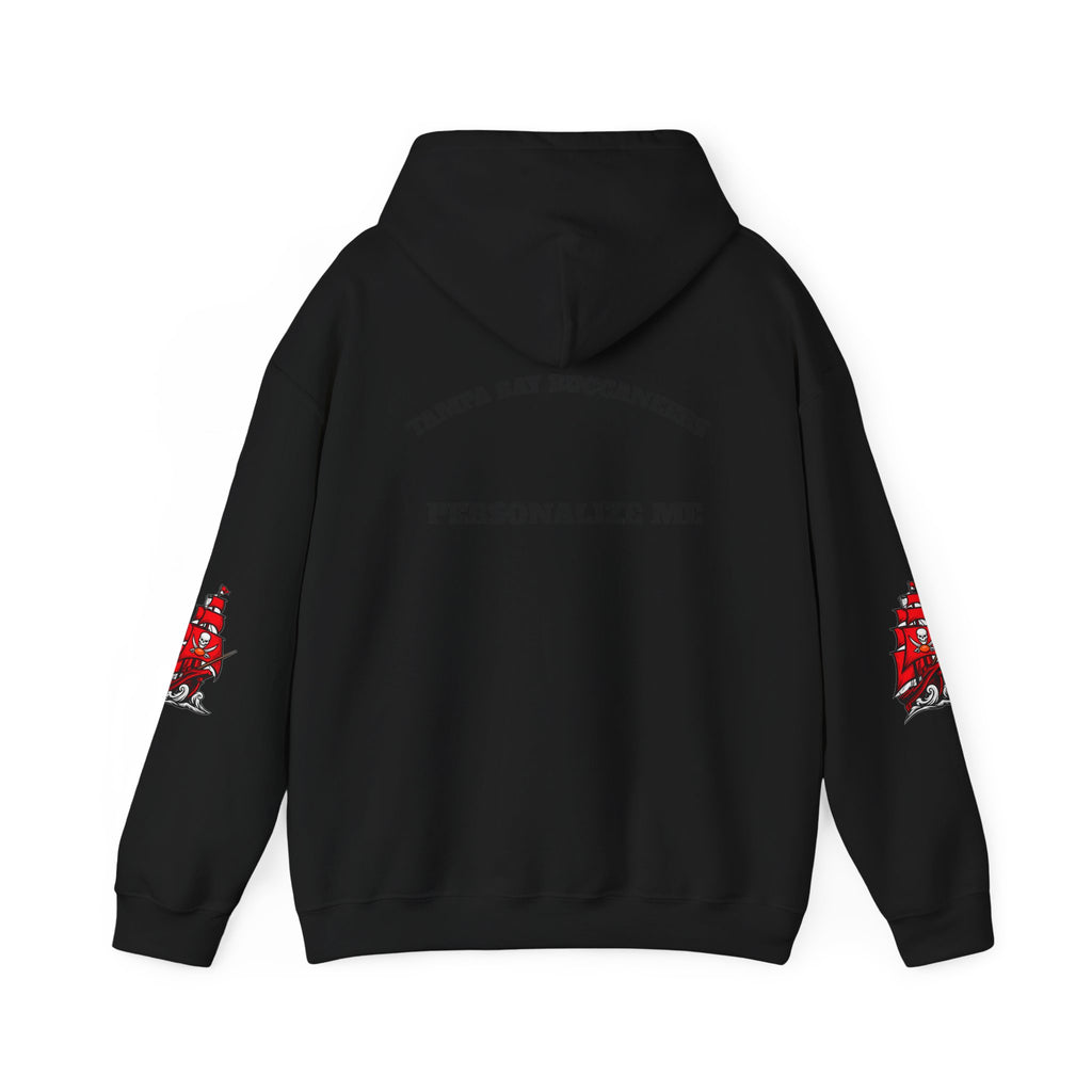 Buccaneers Skull Flag Hoodie — Tampa Bay Football Fan Pullover Personalize it