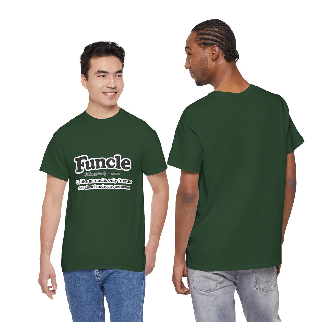 Funny 'Funcle (noun): like an uncle, only funner' Graphic Tee for Uncles