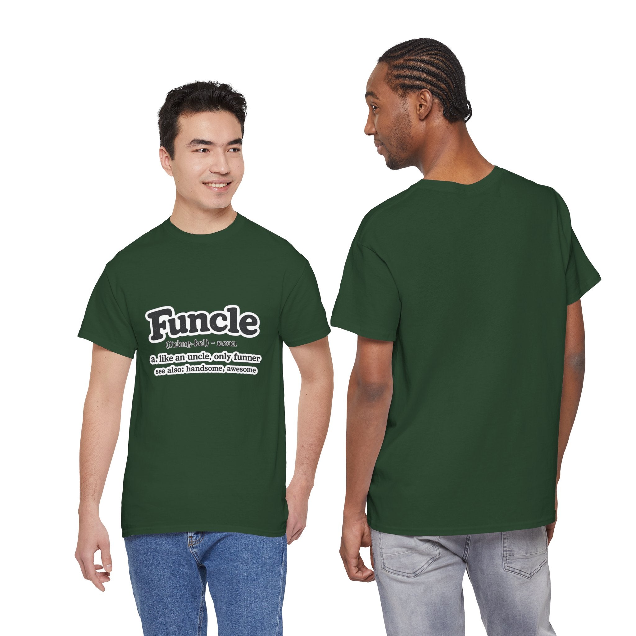 Funny 'Funcle (noun): like an uncle, only funner' Graphic Tee for Uncles