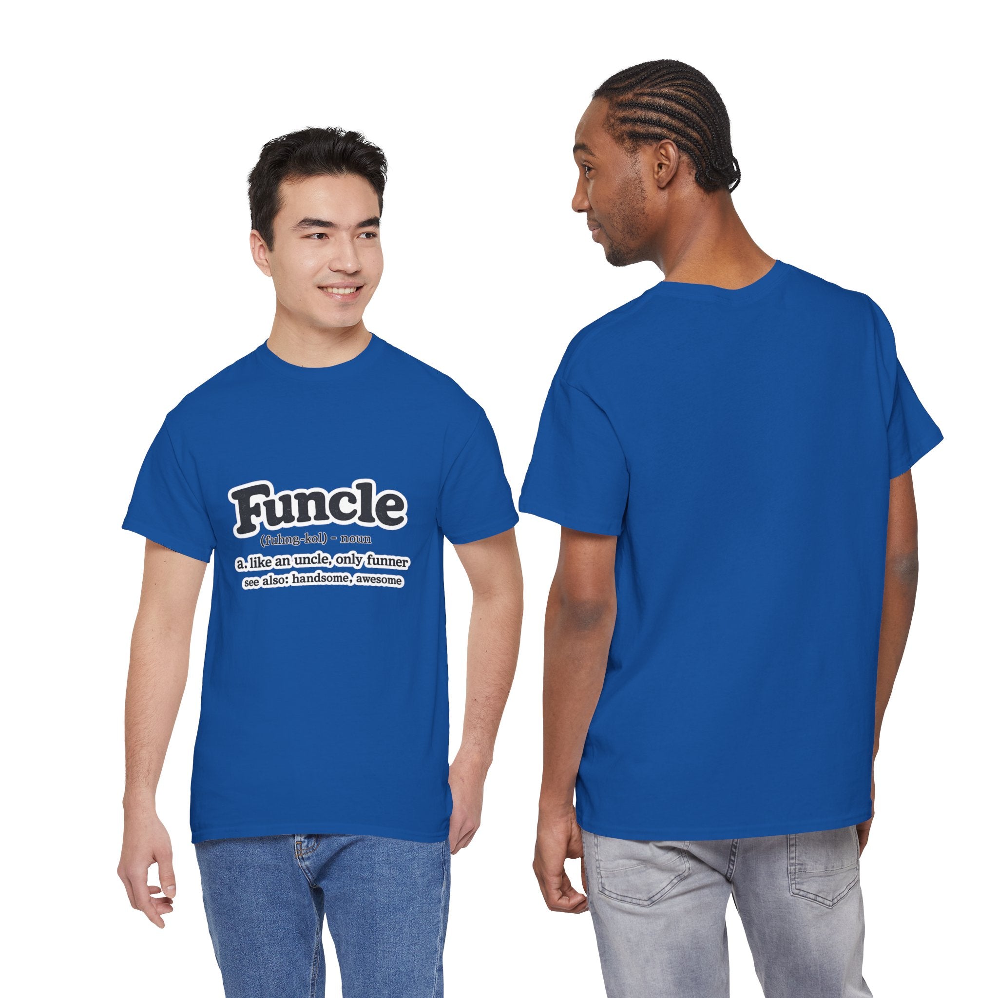 Funny 'Funcle (noun): like an uncle, only funner' Graphic Tee for Uncles