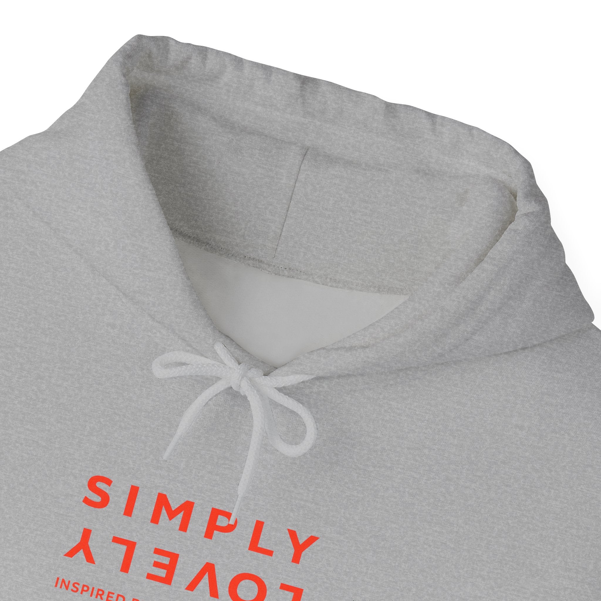 Hoodie - "SIMPLY LOVELY" Graphic Hoodie with Red Tiger Logo