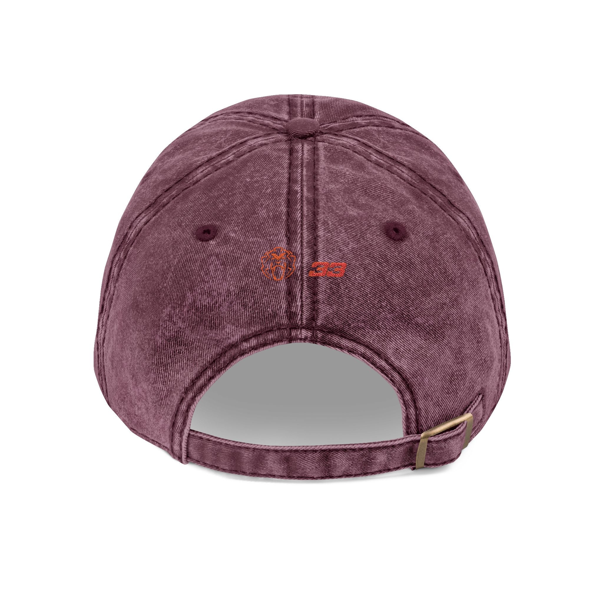 Unleash The Lion #33 Max Verstappen Vintage Embroidered Baseball Cap – Distressed Retro Logo Hat