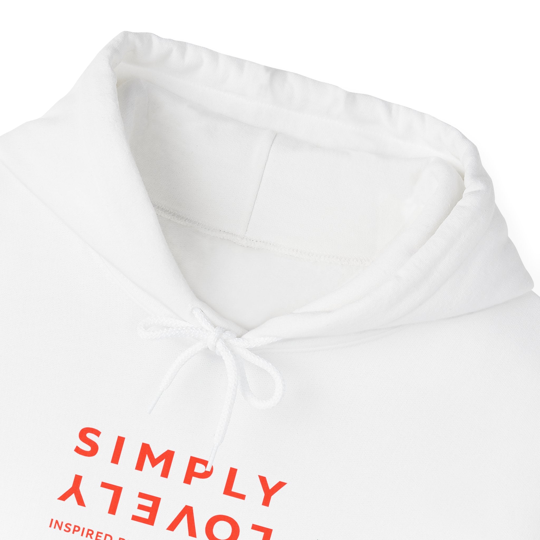 Hoodie - "SIMPLY LOVELY" Graphic Hoodie with Red Tiger Logo