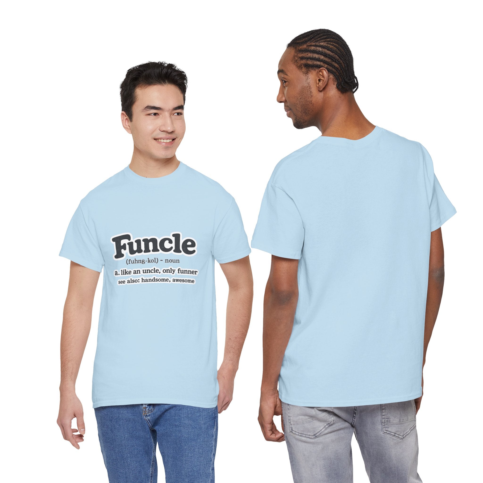 Funny 'Funcle (noun): like an uncle, only funner' Graphic Tee for Uncles