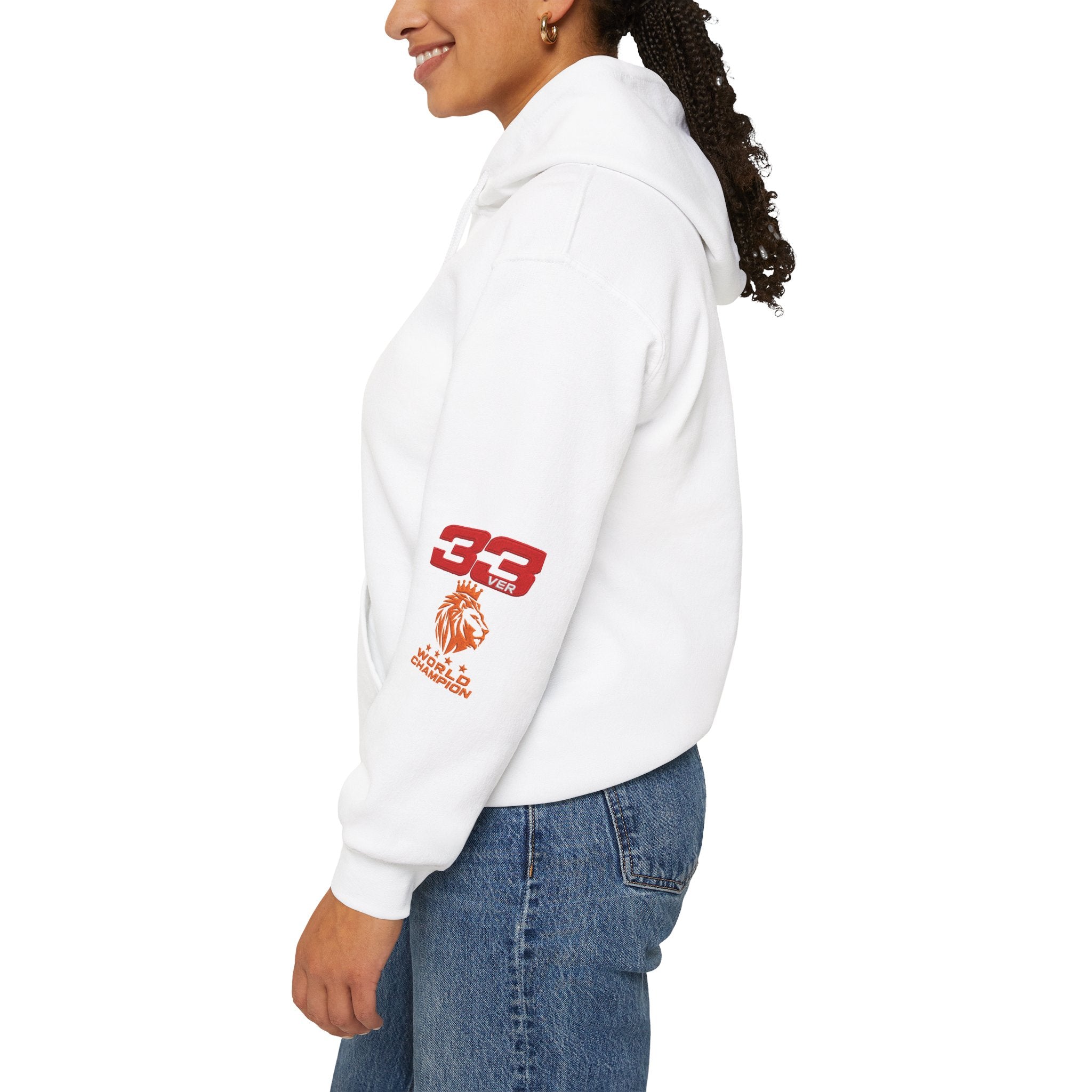 Hoodie - "SIMPLY LOVELY" Graphic Hoodie with Red Tiger Logo