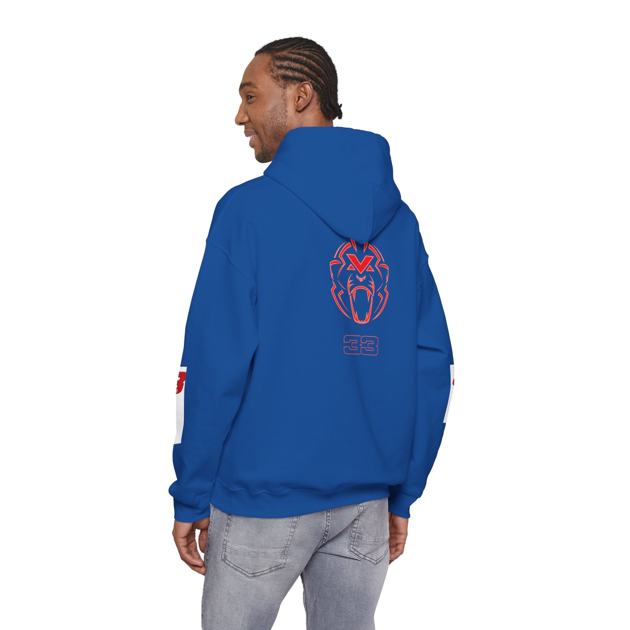Hoodie - "SIMPLY LOVELY" Graphic Hoodie with Red Tiger Logo