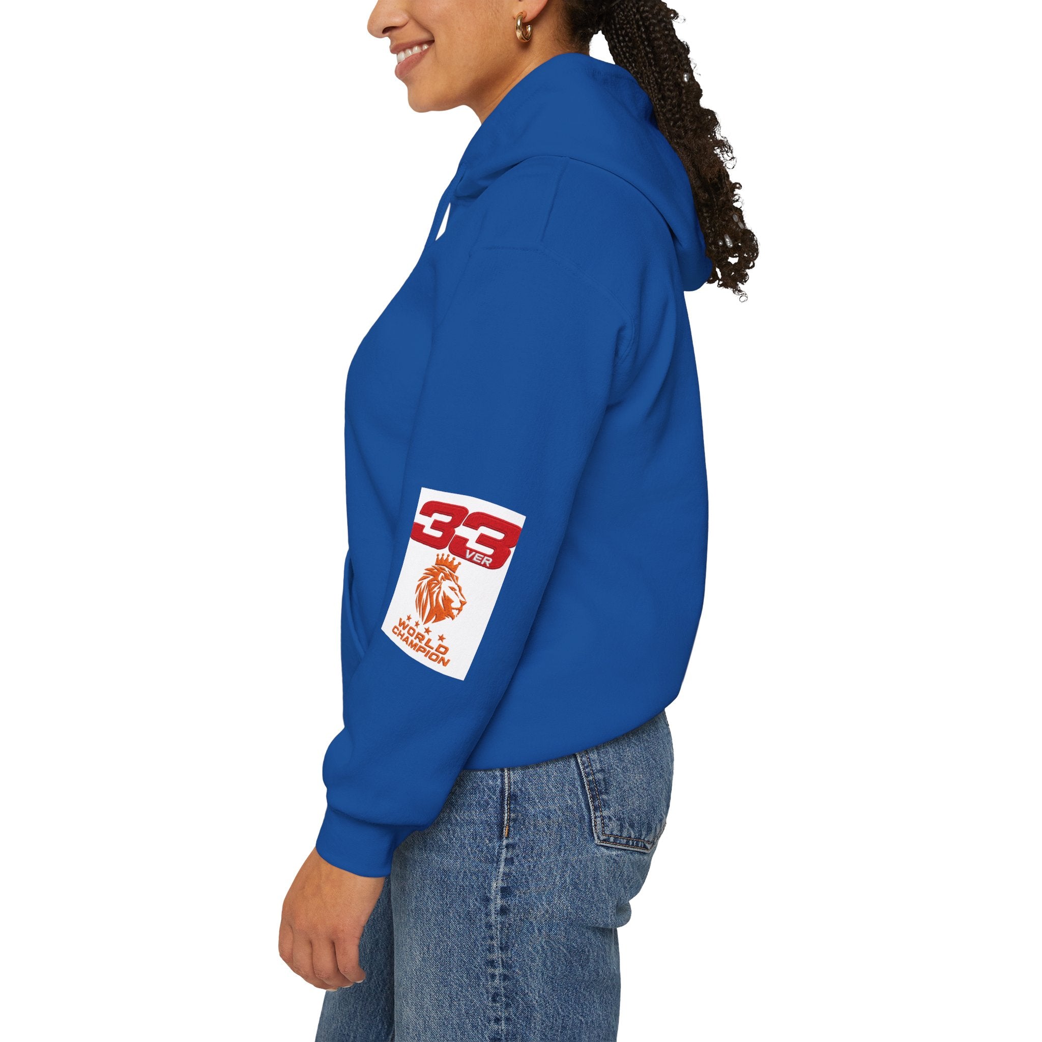 Hoodie - "SIMPLY LOVELY" Graphic Hoodie with Red Tiger Logo